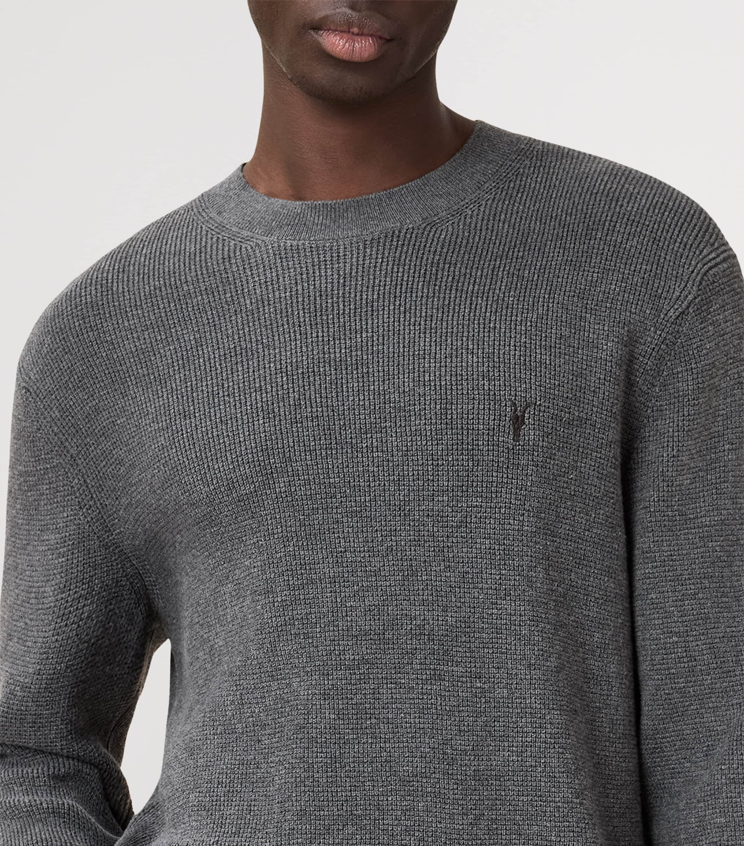 Organic Cotton-Wool Aspen Sweater MONUMENT GREY Image 7