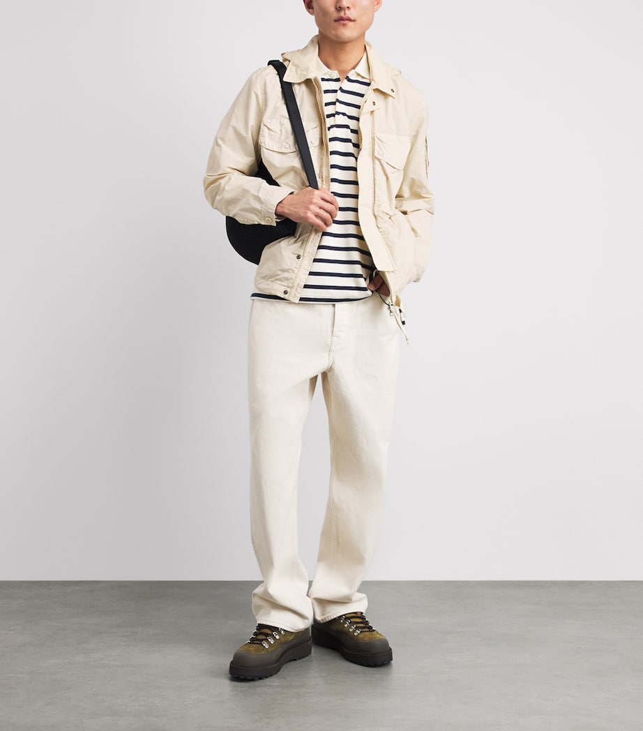 C.P. Company Mens Flatt Goggle Jacket Frozen Dew Image 2