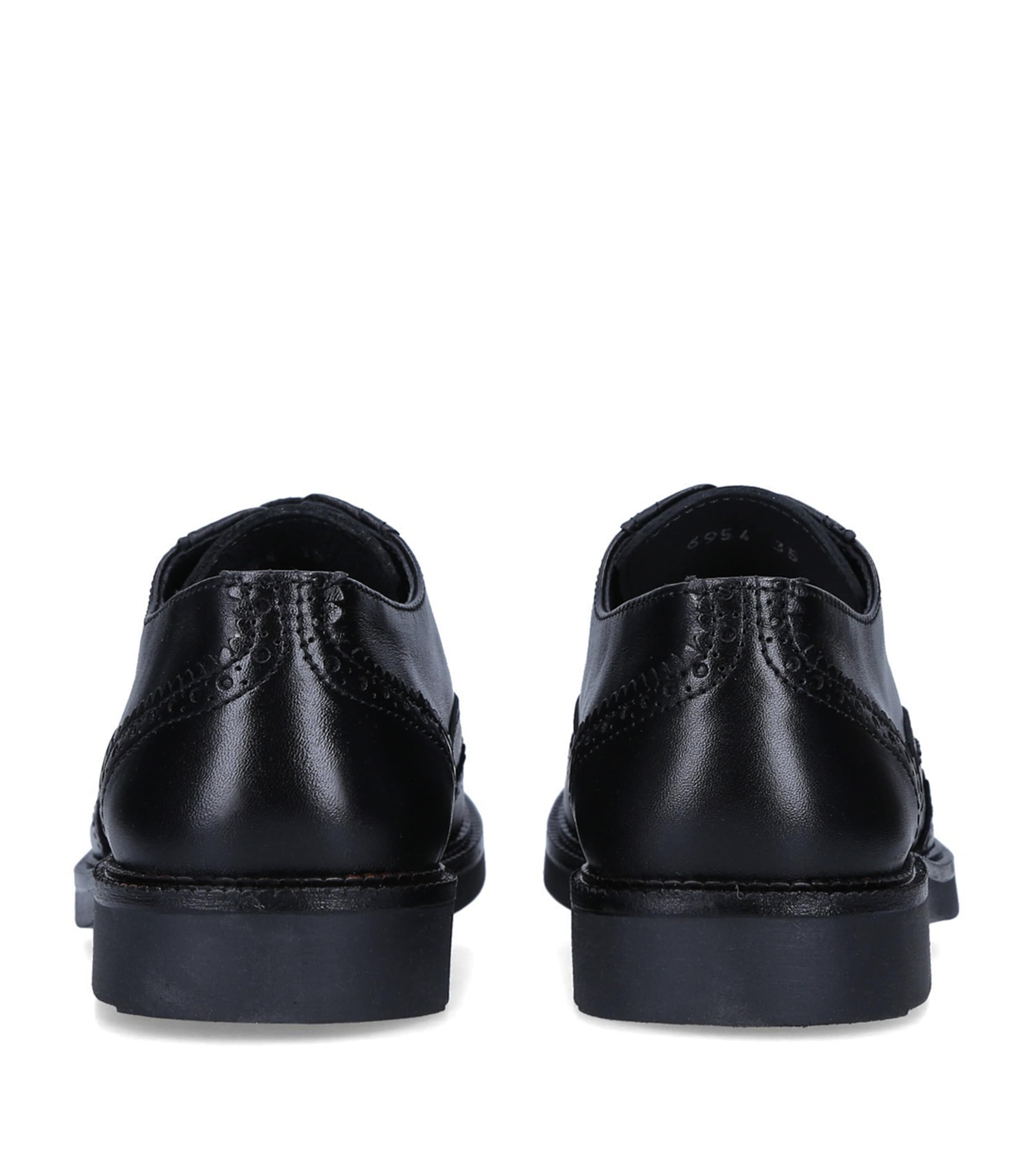 Leather Riley Brogues BLACK Image 2