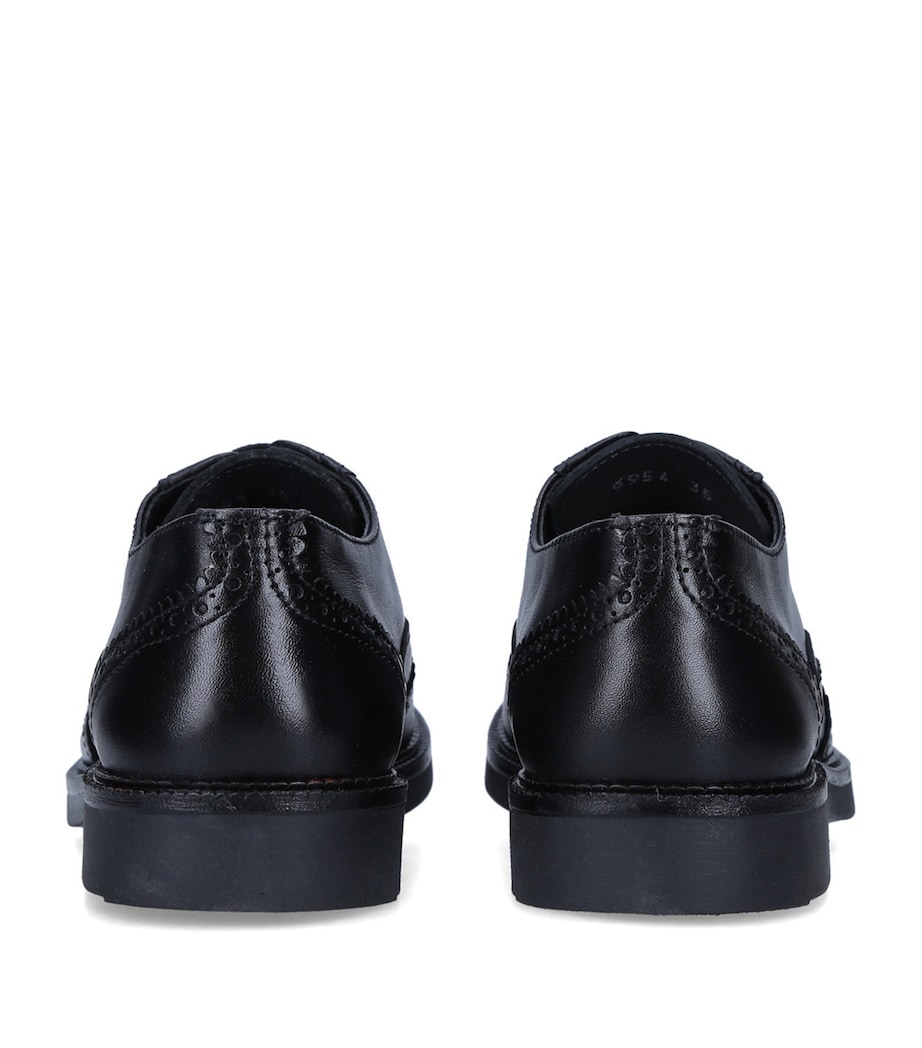 Leather Riley Brogues BLACK Image 2