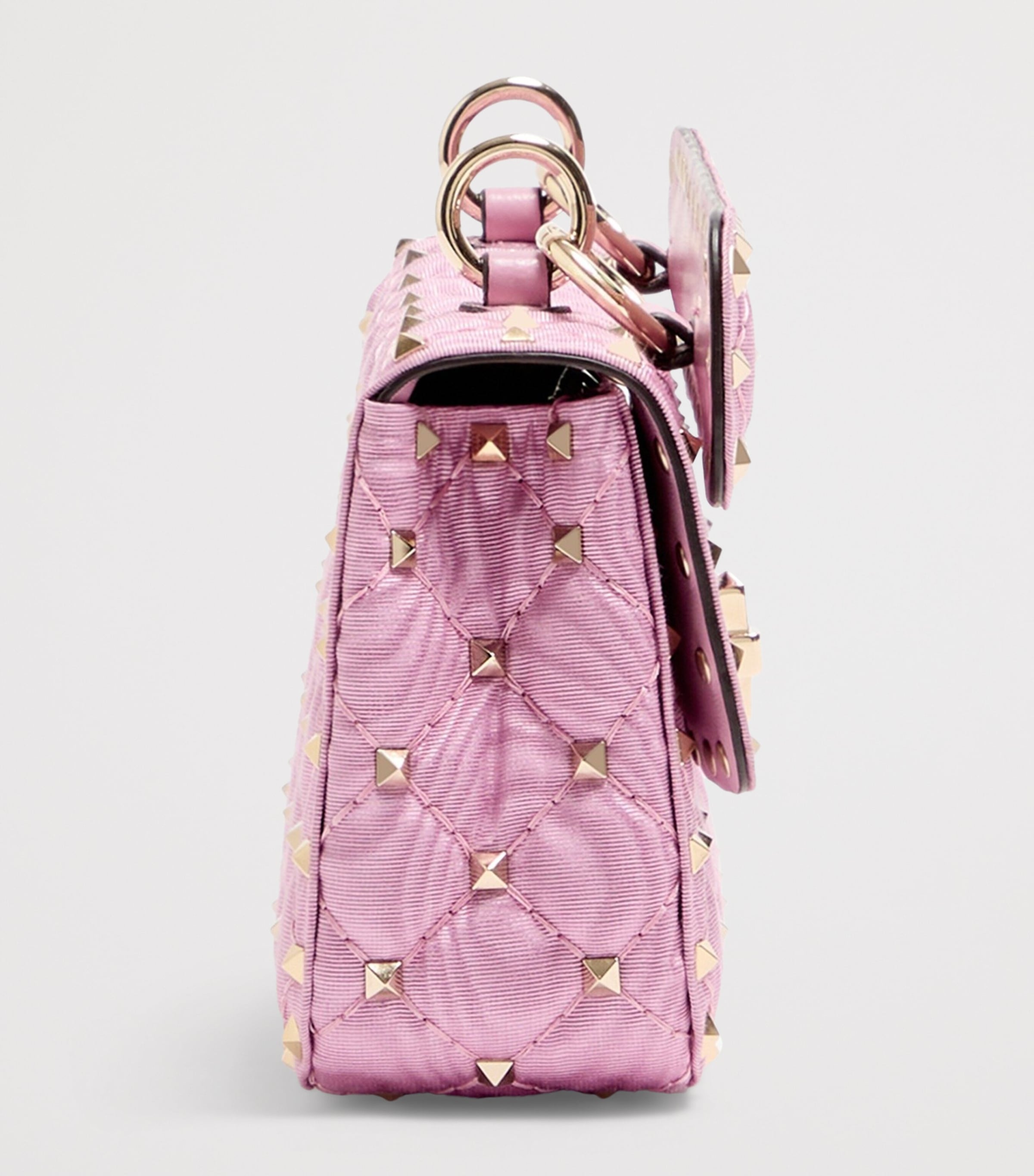 Valentino Garavani Small Rockstud Spike Shoulder Bag Qnv Image 3