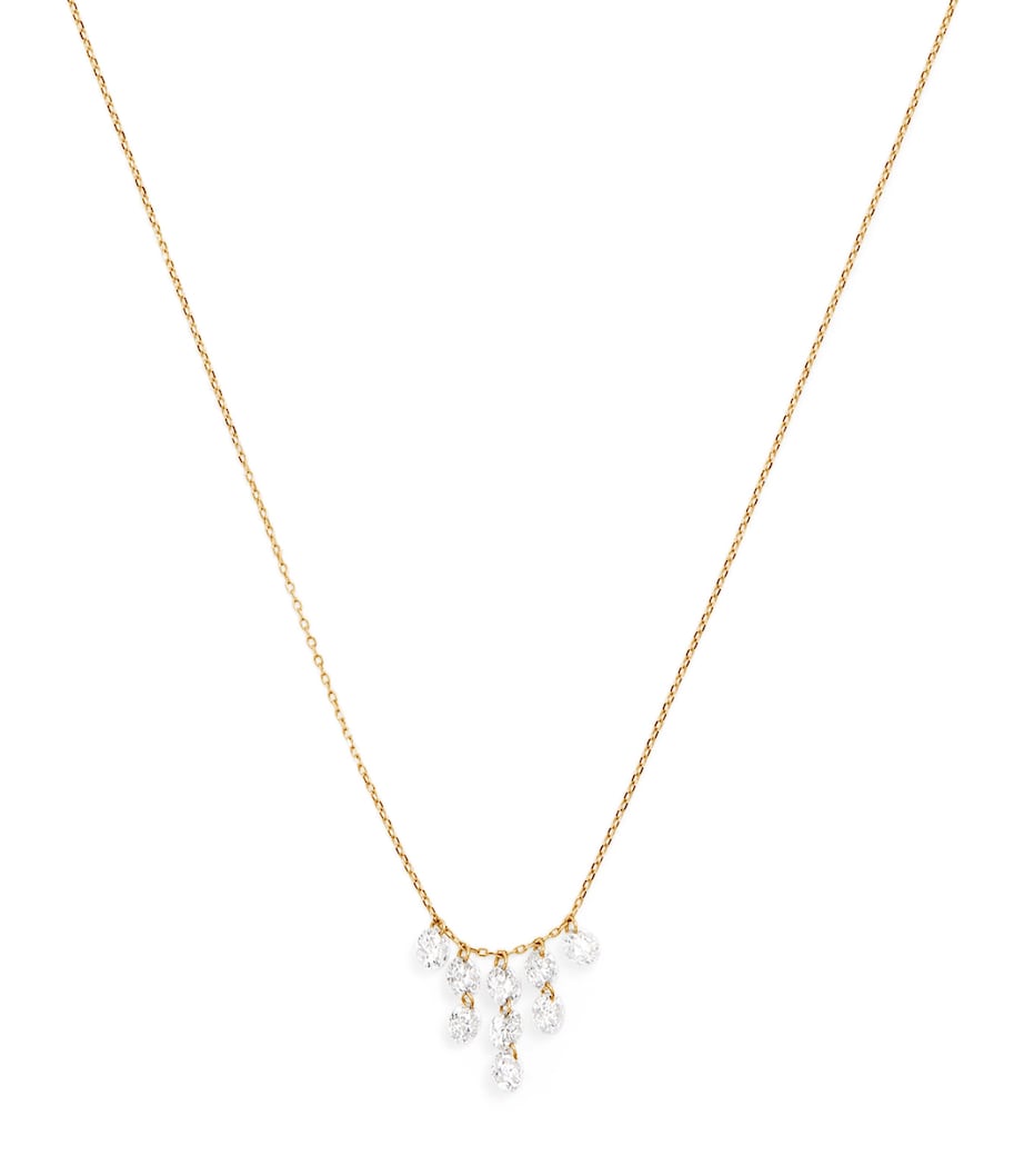 Yellow Gold and Diamond Céleste Triangle Necklace YELLOW GOLD Image 1