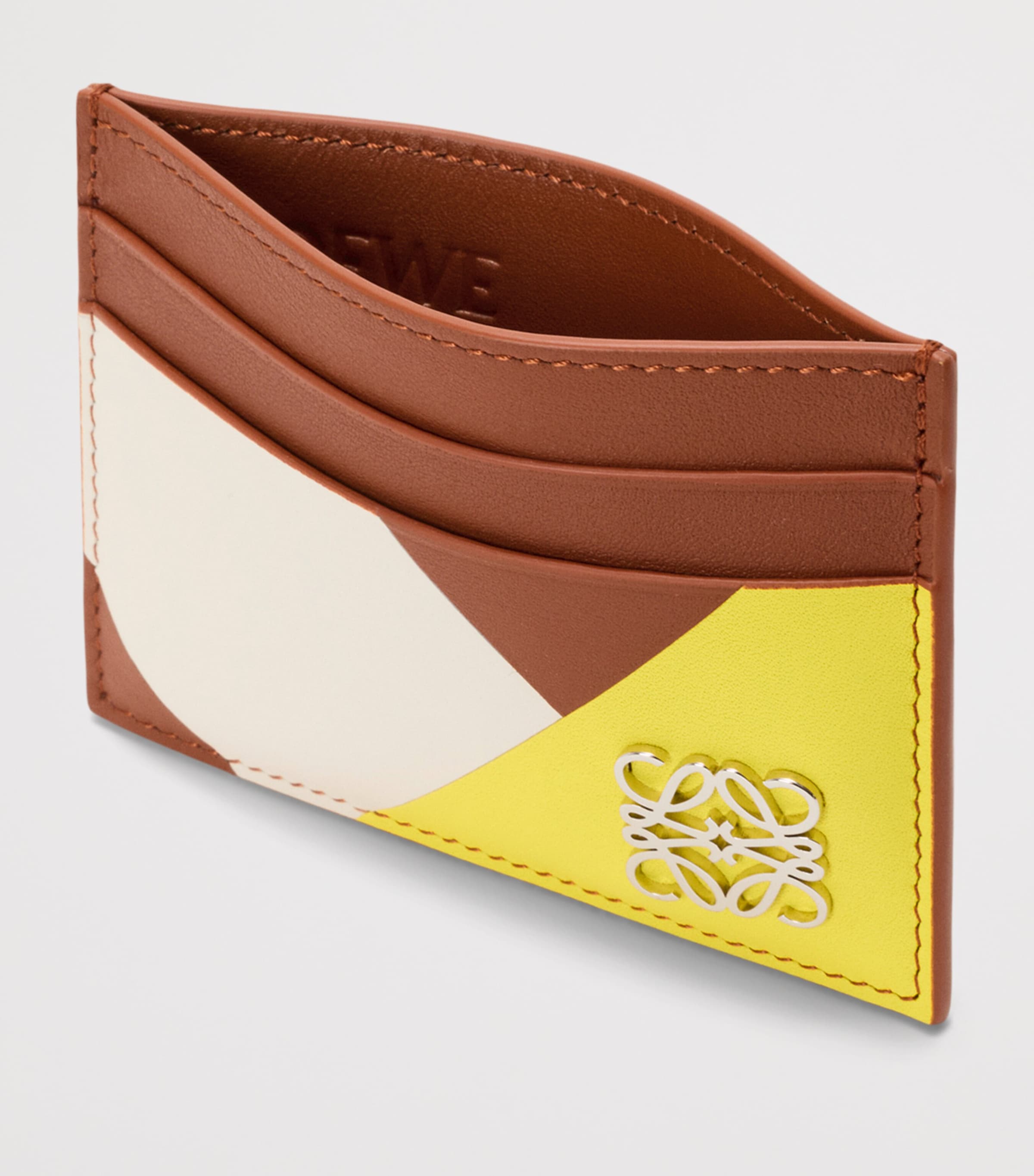 LOEWE Leather Anagram Card Holder Multicolor Squirrel Image 2