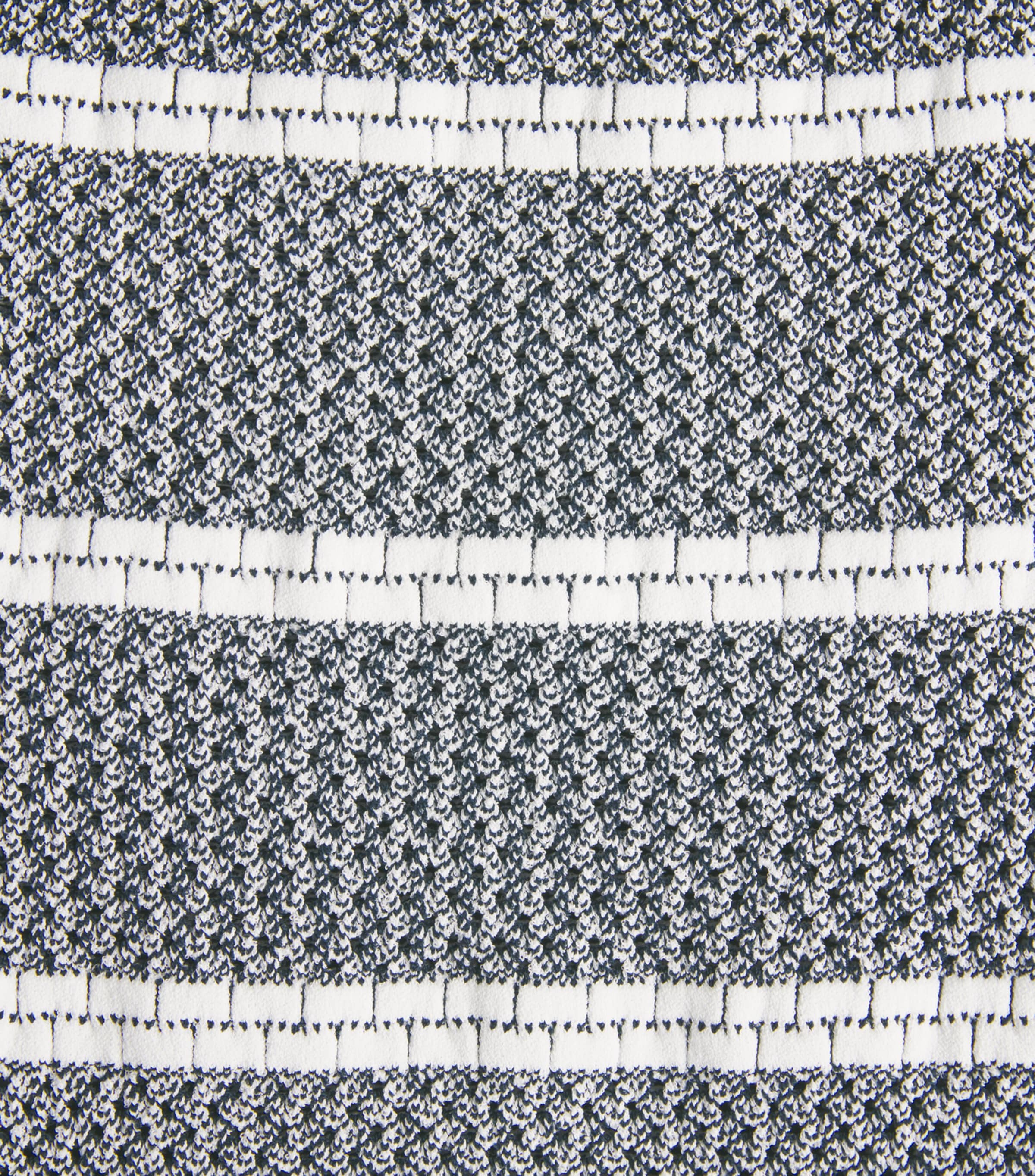 VALENTI Womens Knit Stripe Maxi Dress White Blue Image 6