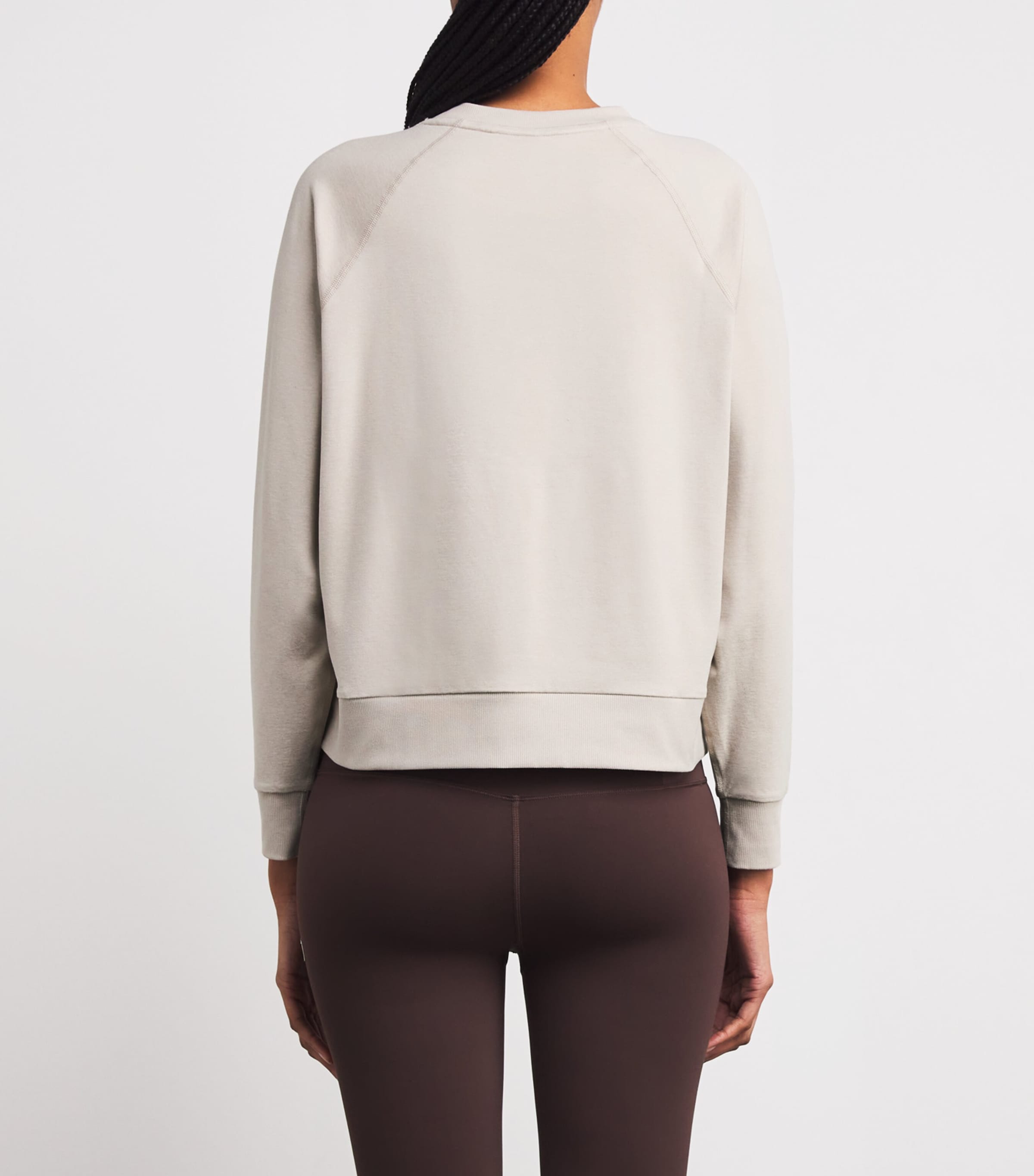 Long-Sleeve Halo Sweatshirt HEE ECRU HEATHE Image 4