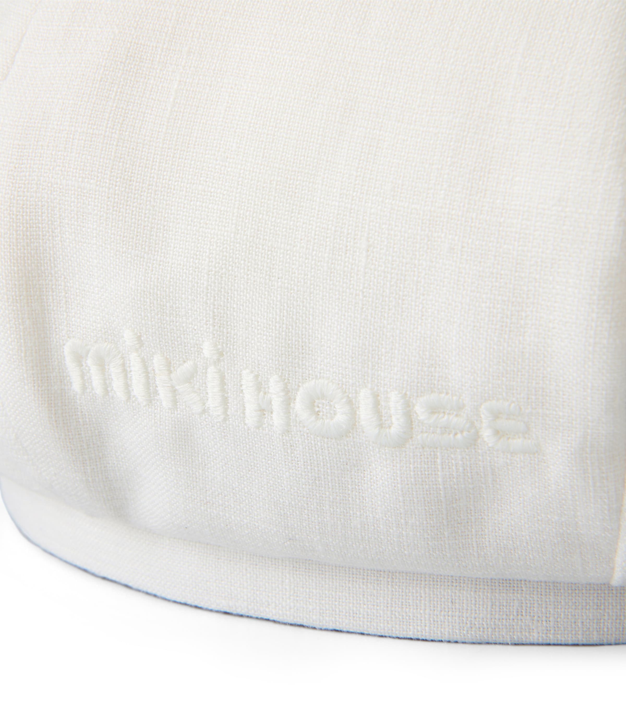 Linen Embroidered Logo Beret 1 Image 4