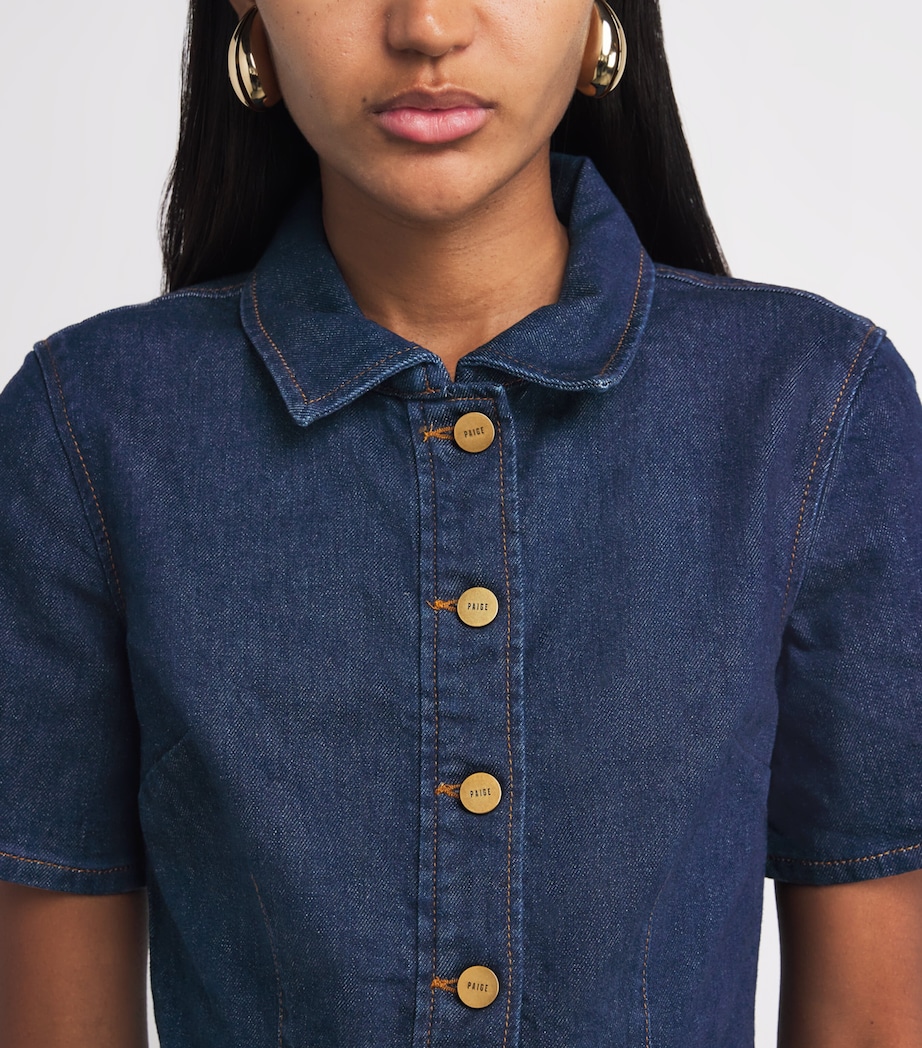 Denim Clementine Mini Dress BIJOUX Image 4