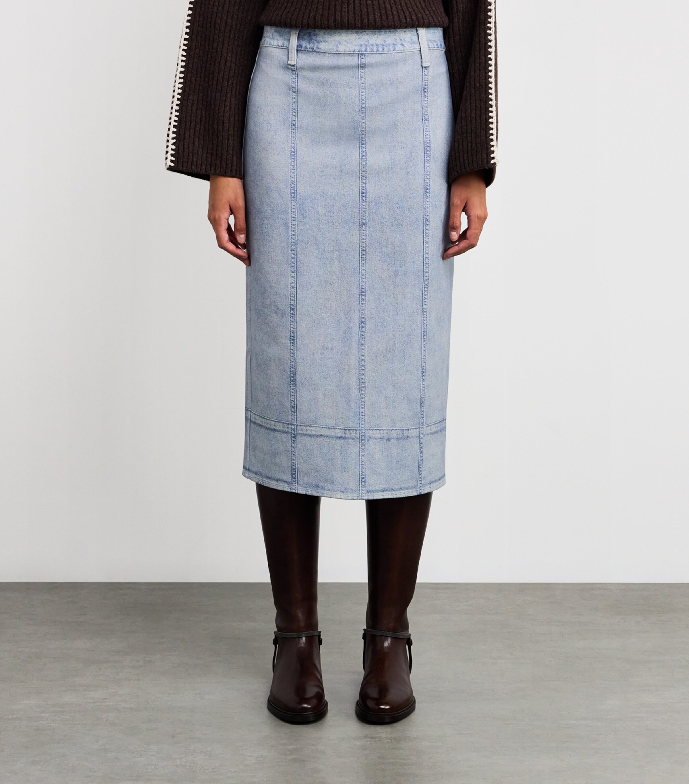 Miramar Midi Pencil Skirt ALIAH Image 3