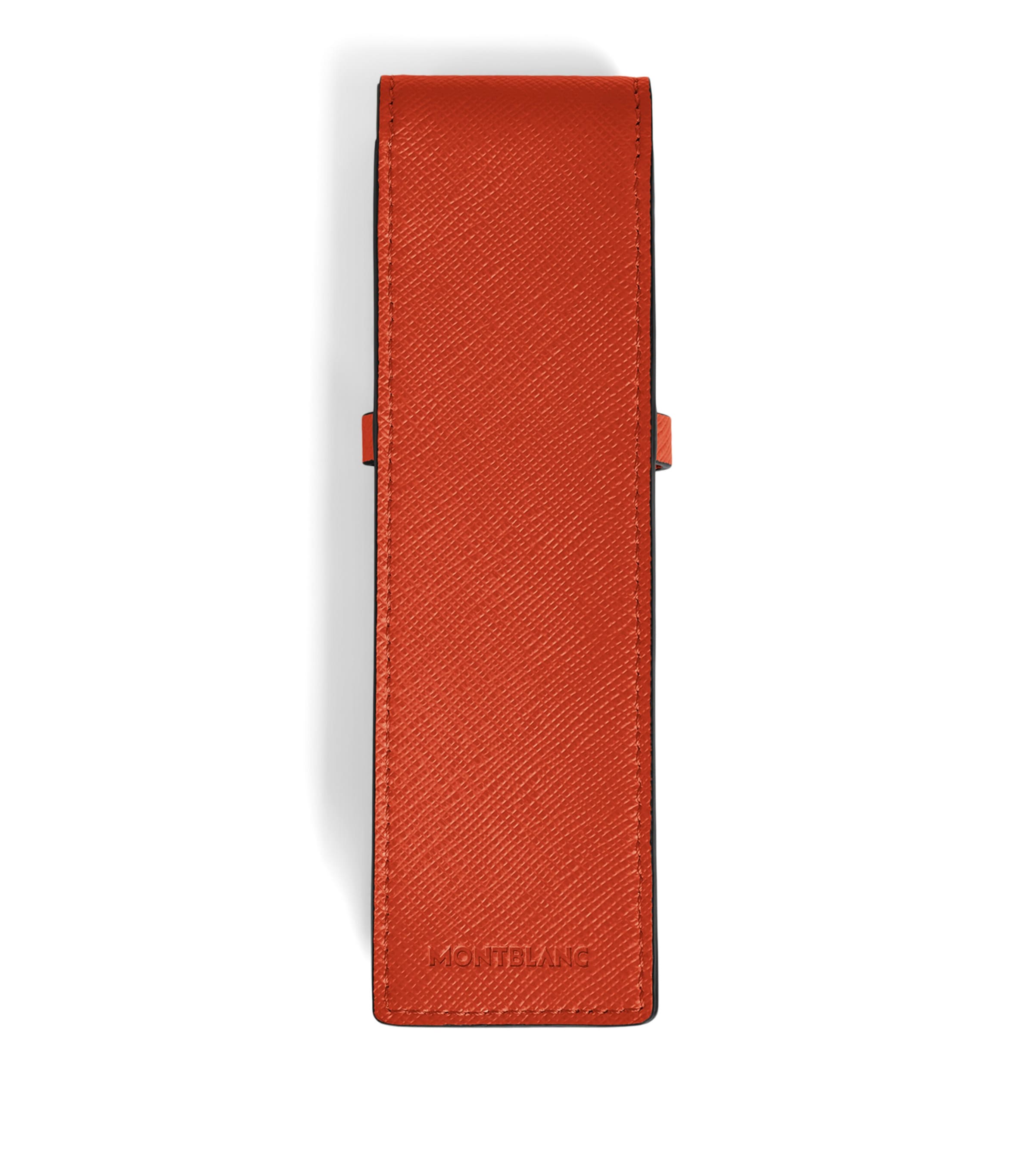 Montblanc Leather Sartorial Double Pen Pouch Tangerine Image 2