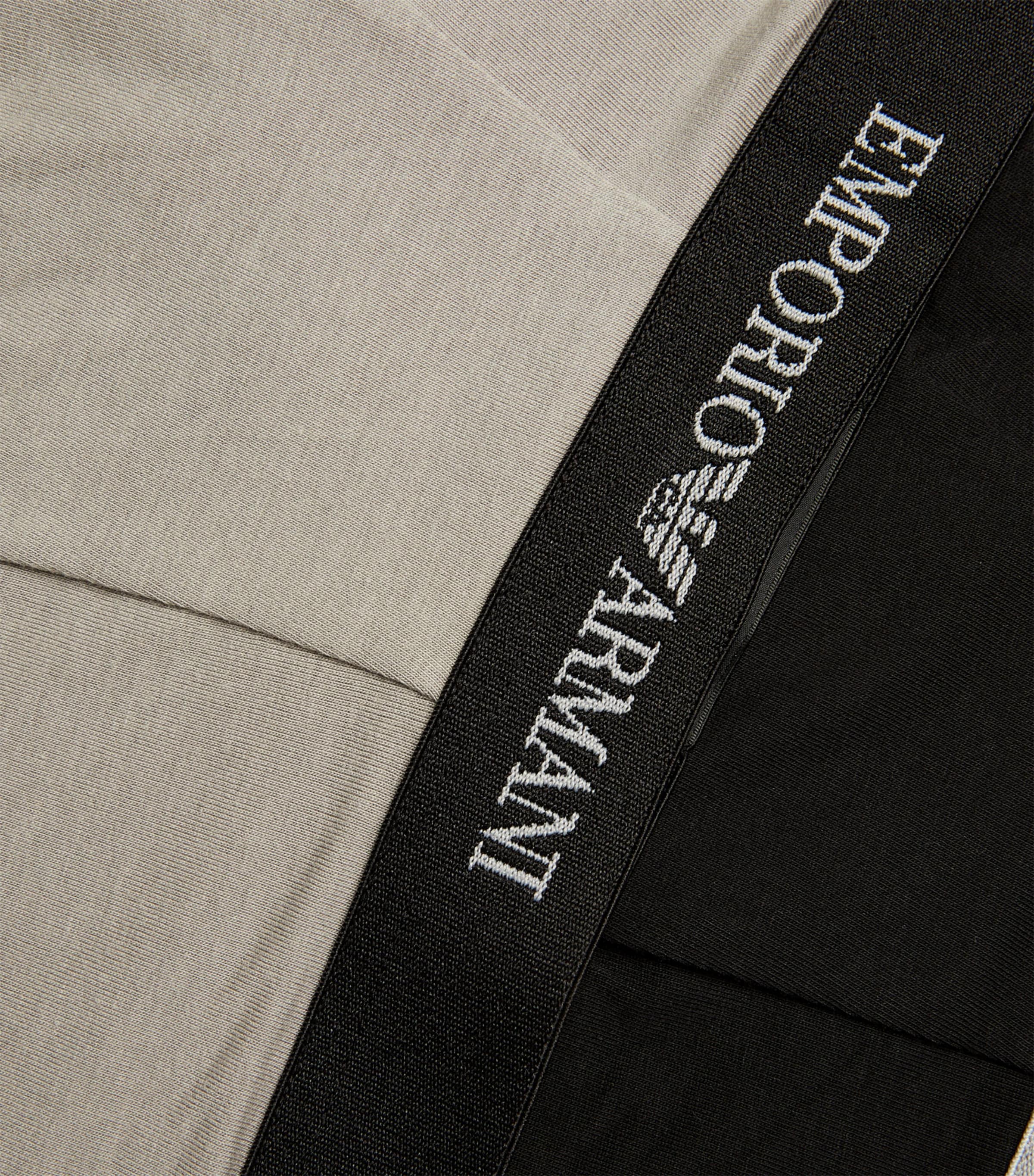 Stretch-Cotton Boxer Briefs (Pack of 2) 03320 BLK/GRY Image 5