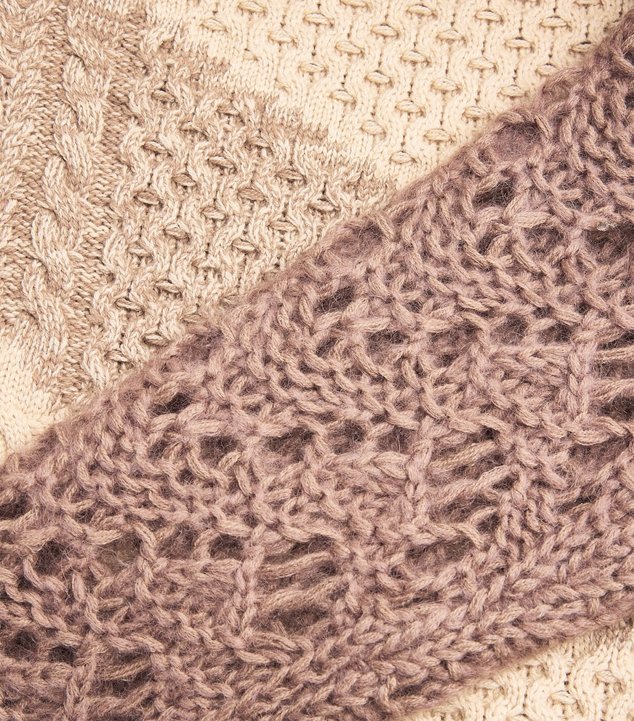 Cable-Knit Sweater VR3 CORDA/CACAO Image 5