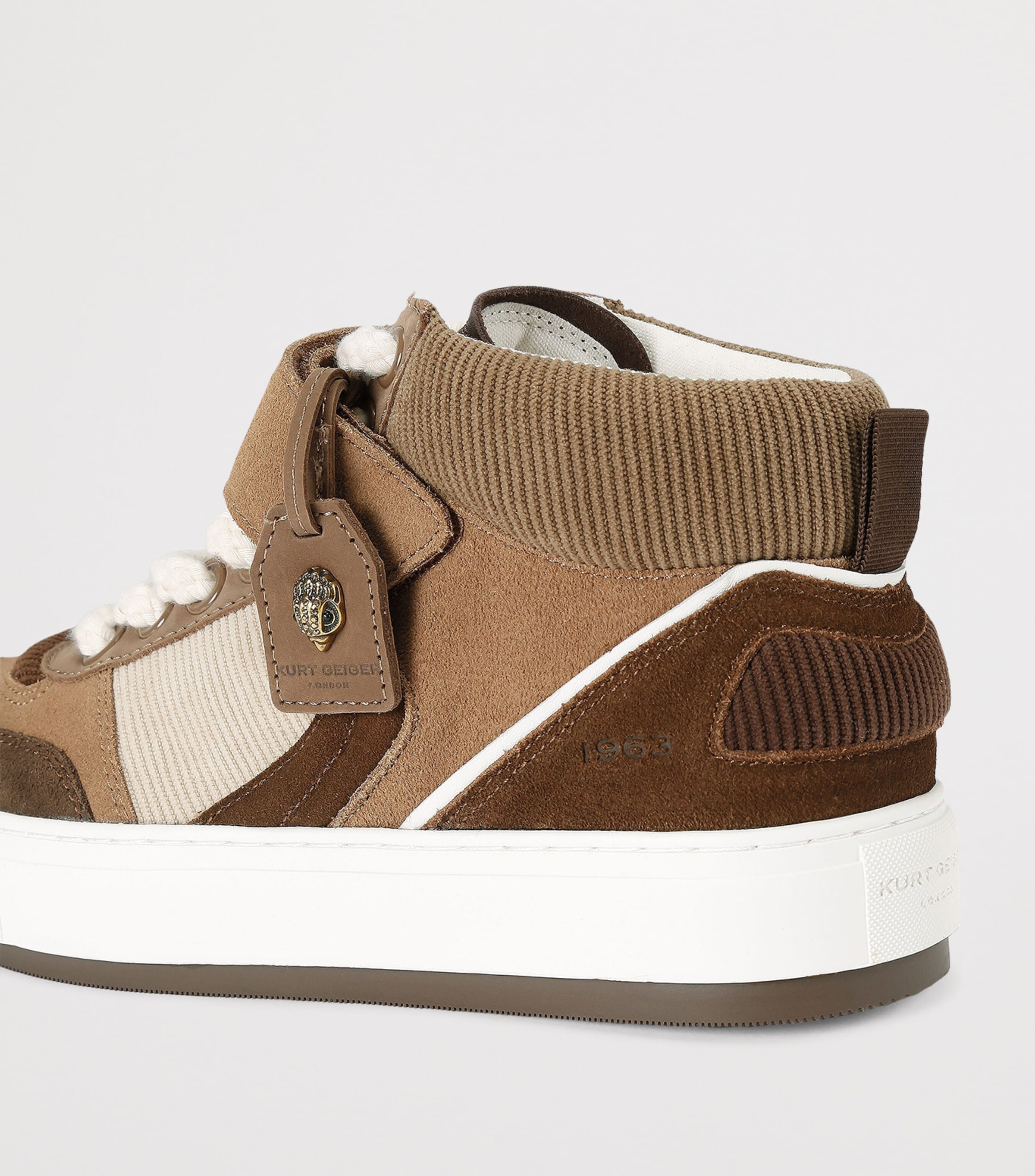 Southbank Basketball Tag Sneakers TAUPE COMB Image 4