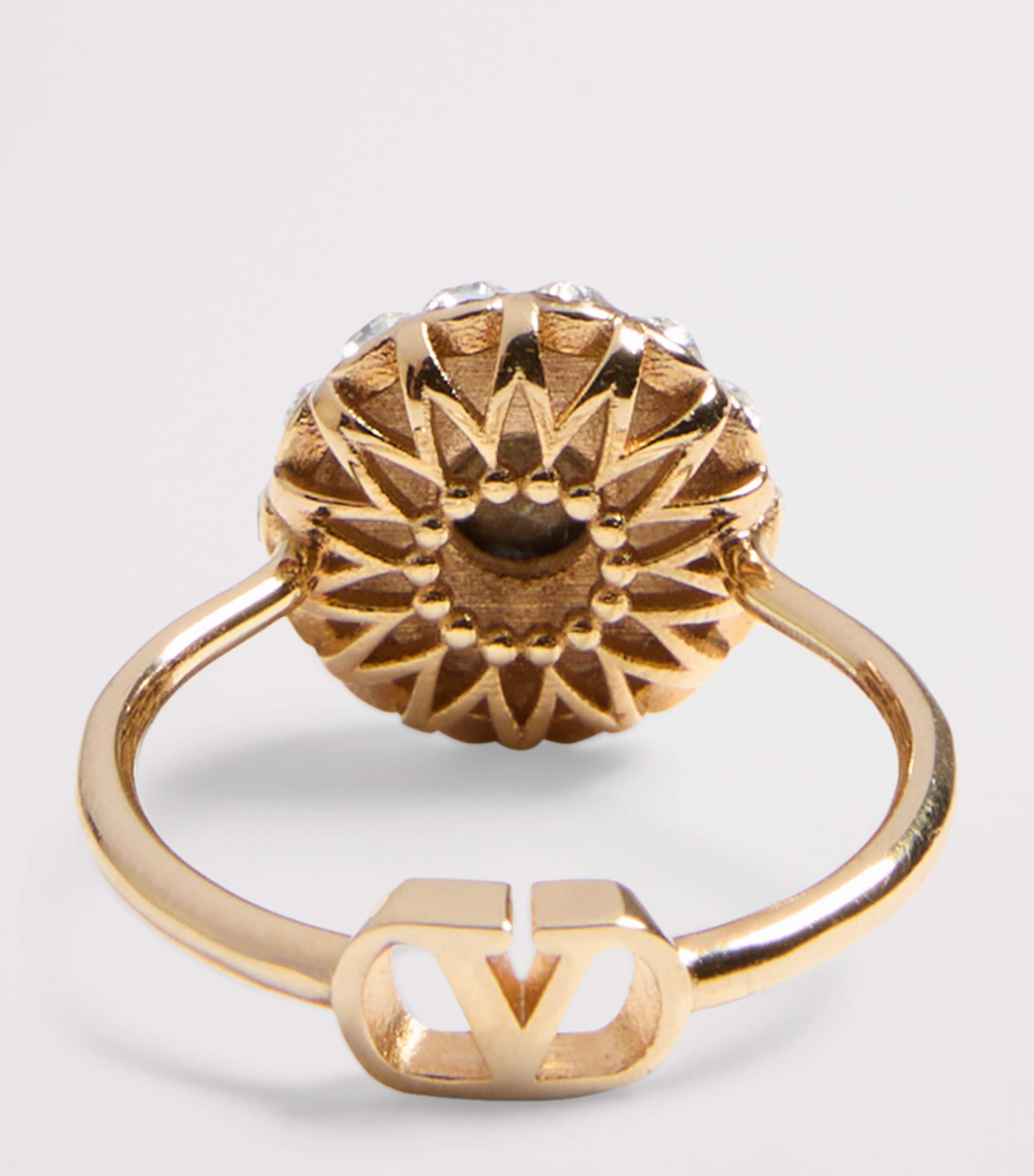 Vlogo Signature Crystal Ring BUE Image 4