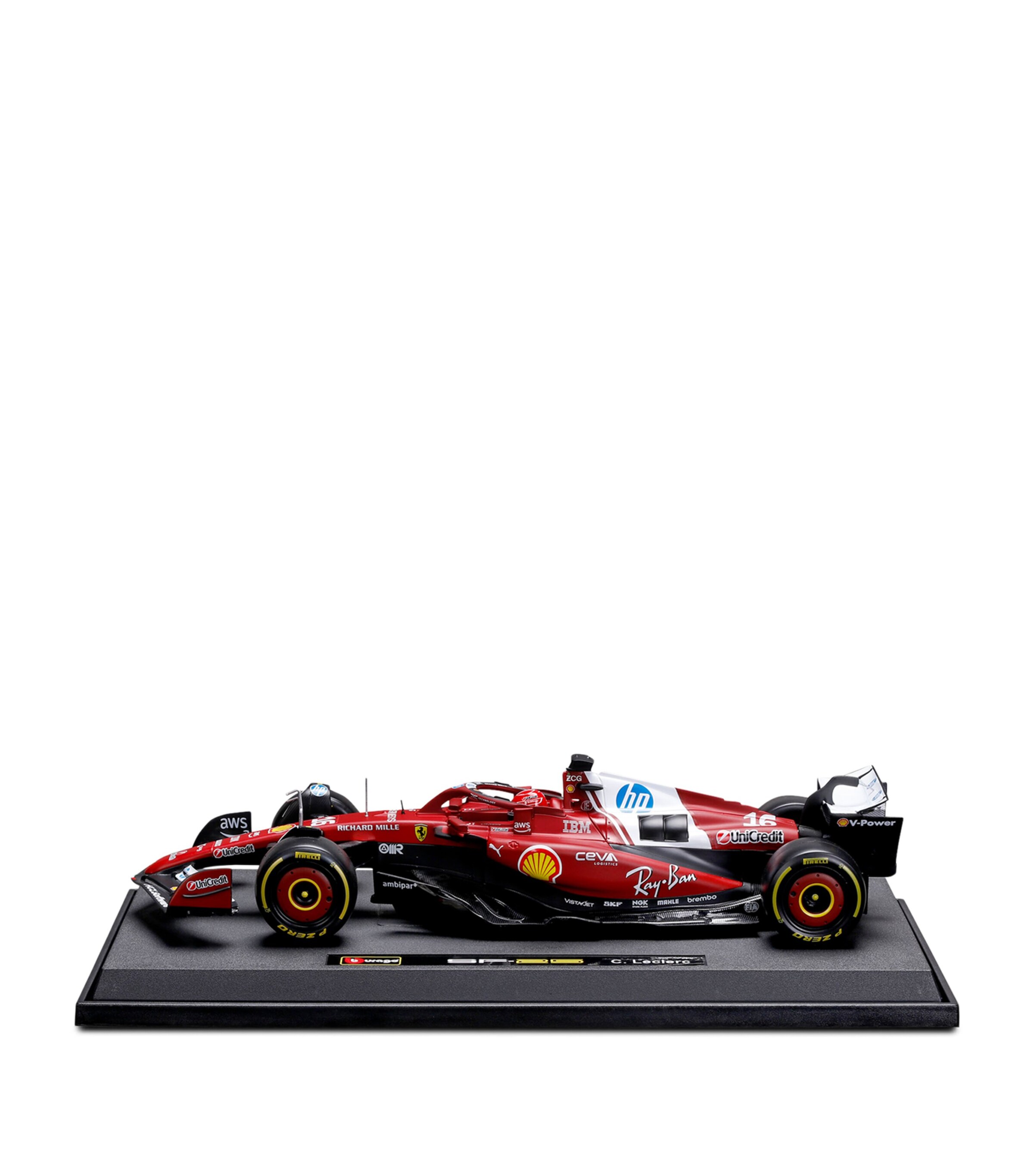 Bburago Ferrari F1 SF-25 Charles Leclerc 2025 1:18 Model Image 3