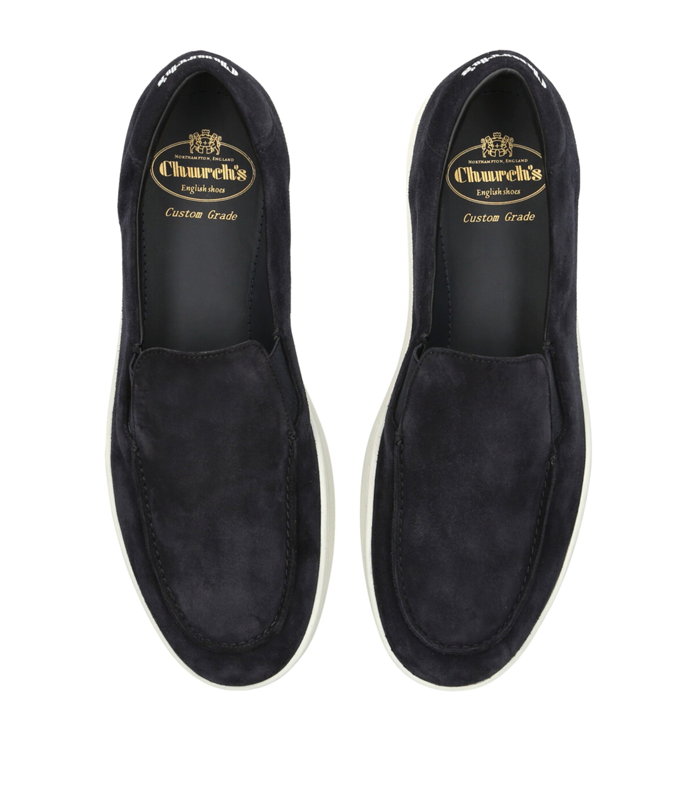 Church's Mens Longton 2 Slip-On Sneakers Navy Image 4