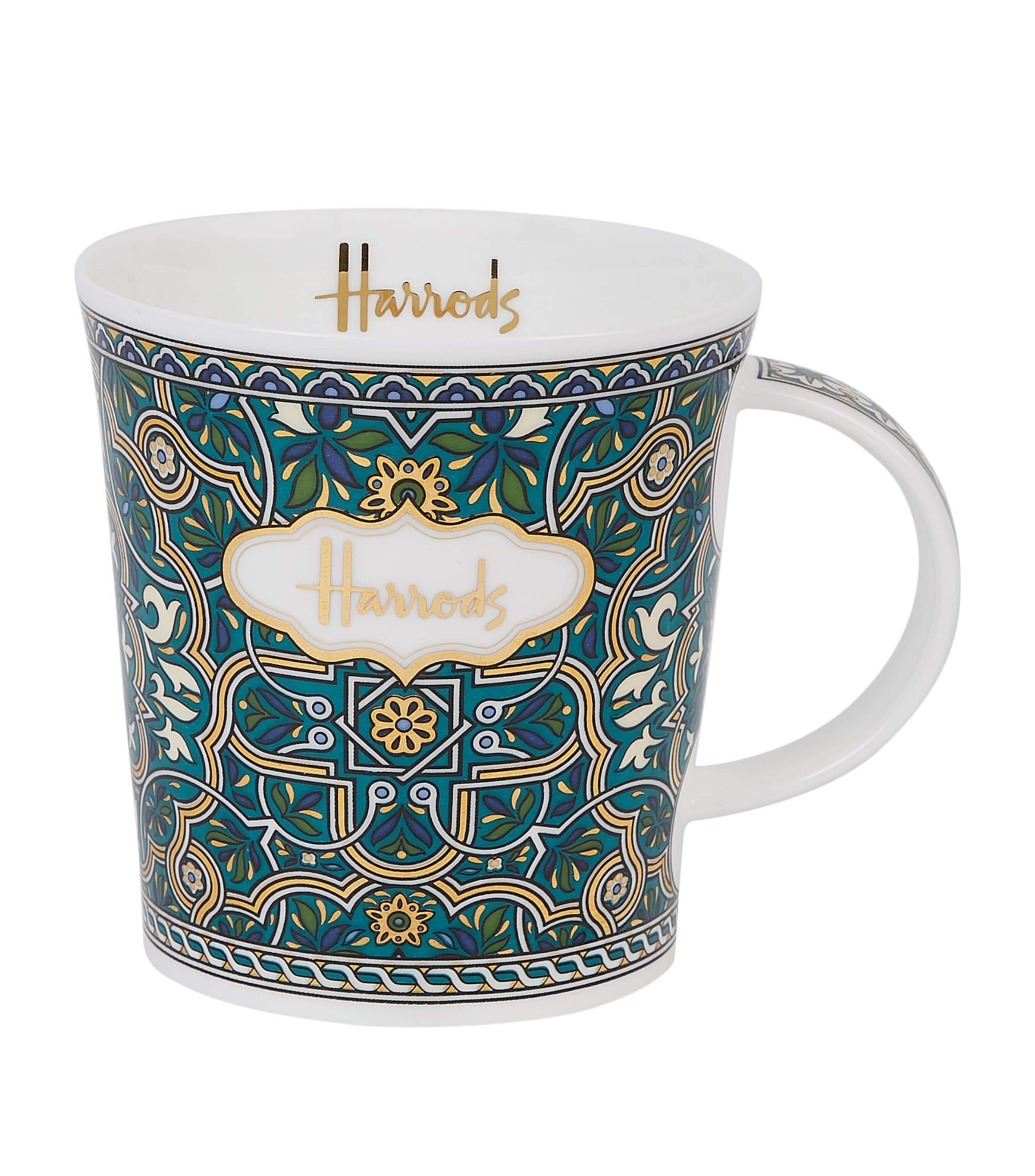 Harrods Yasmin Green Mug In Green