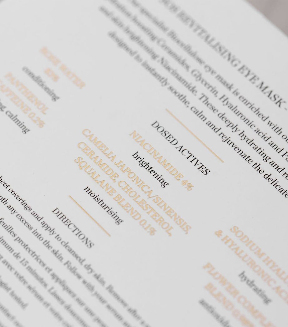 SOS Revitalising Eye Mask (6 x 18g) NO COLOUR Image 2