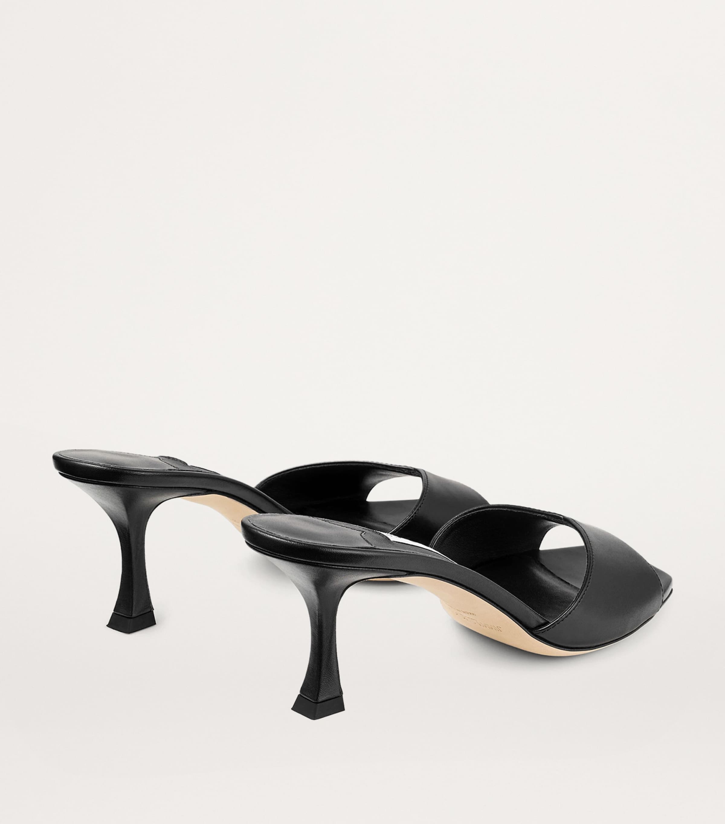 Jimmy Choo Black Skye 70 Leather Mules | Harrods US