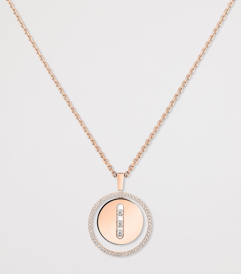 Messika Lucky Move Rose Gold and Diamond Necklace (0.32ct) Pink Gold Image 3