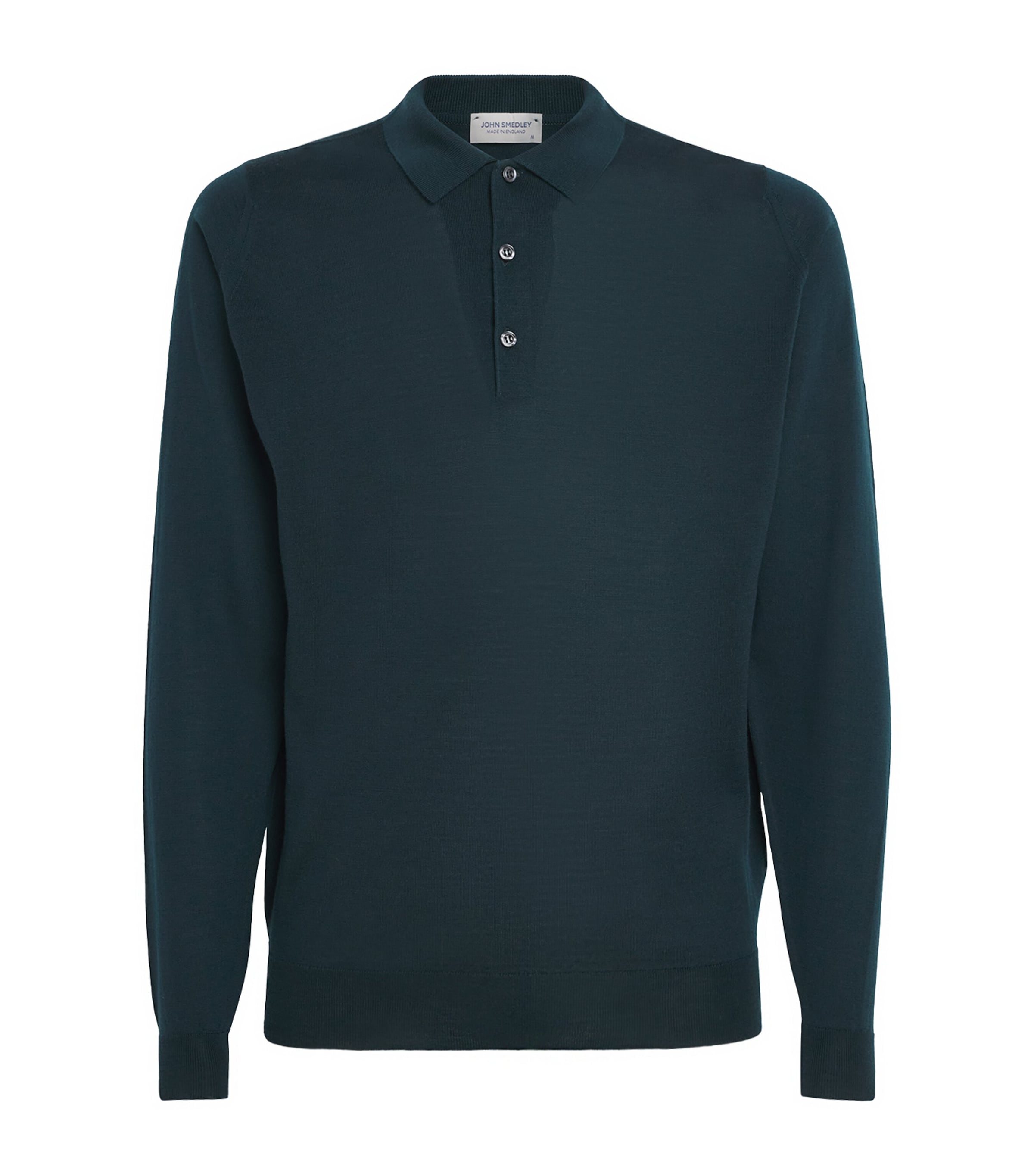 Merino Wool Belper Polo Shirt RICHARDSON GREEN Image 1