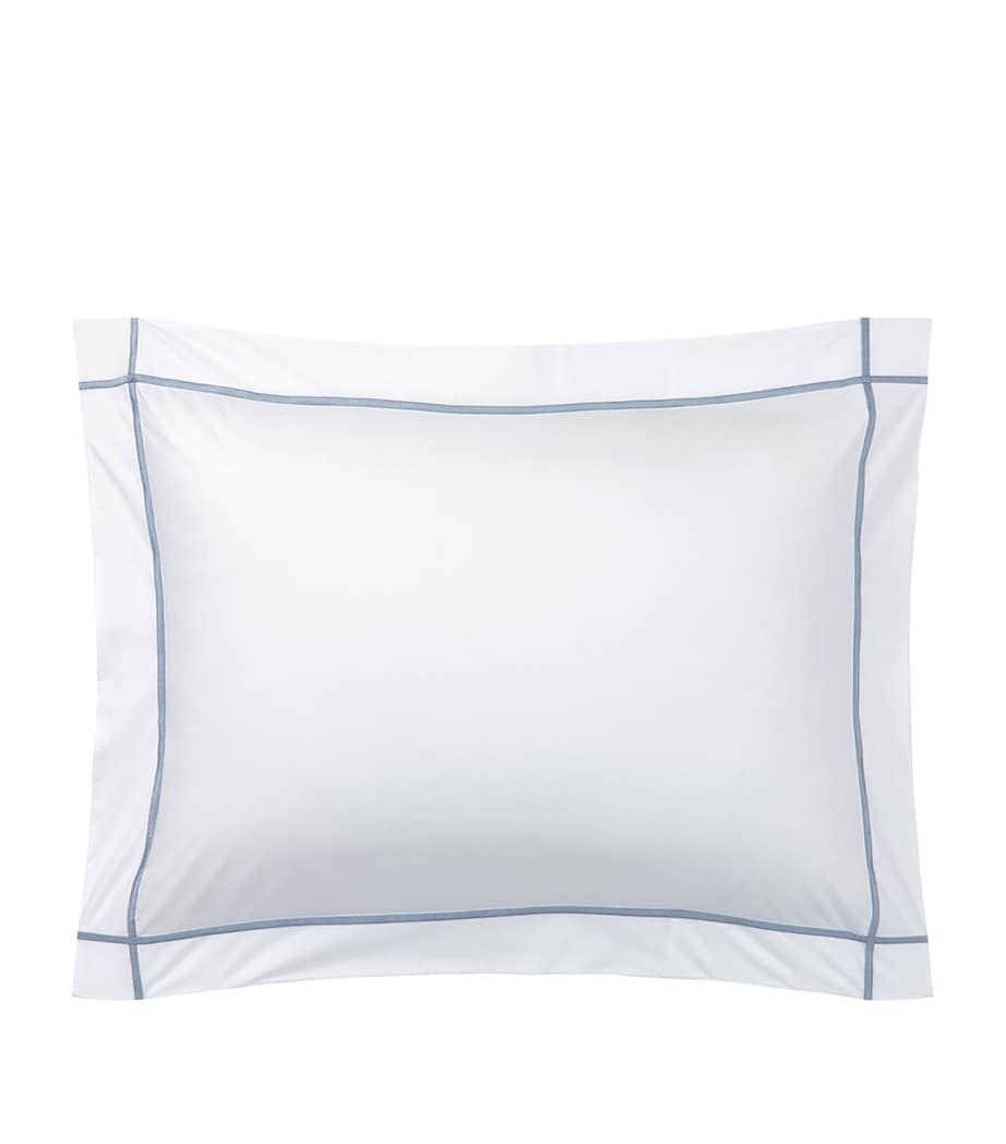 Yves Delorme Pima Cotton Athena King Oxford Pillowcase (50cm x 90cm) Celeste Image 2