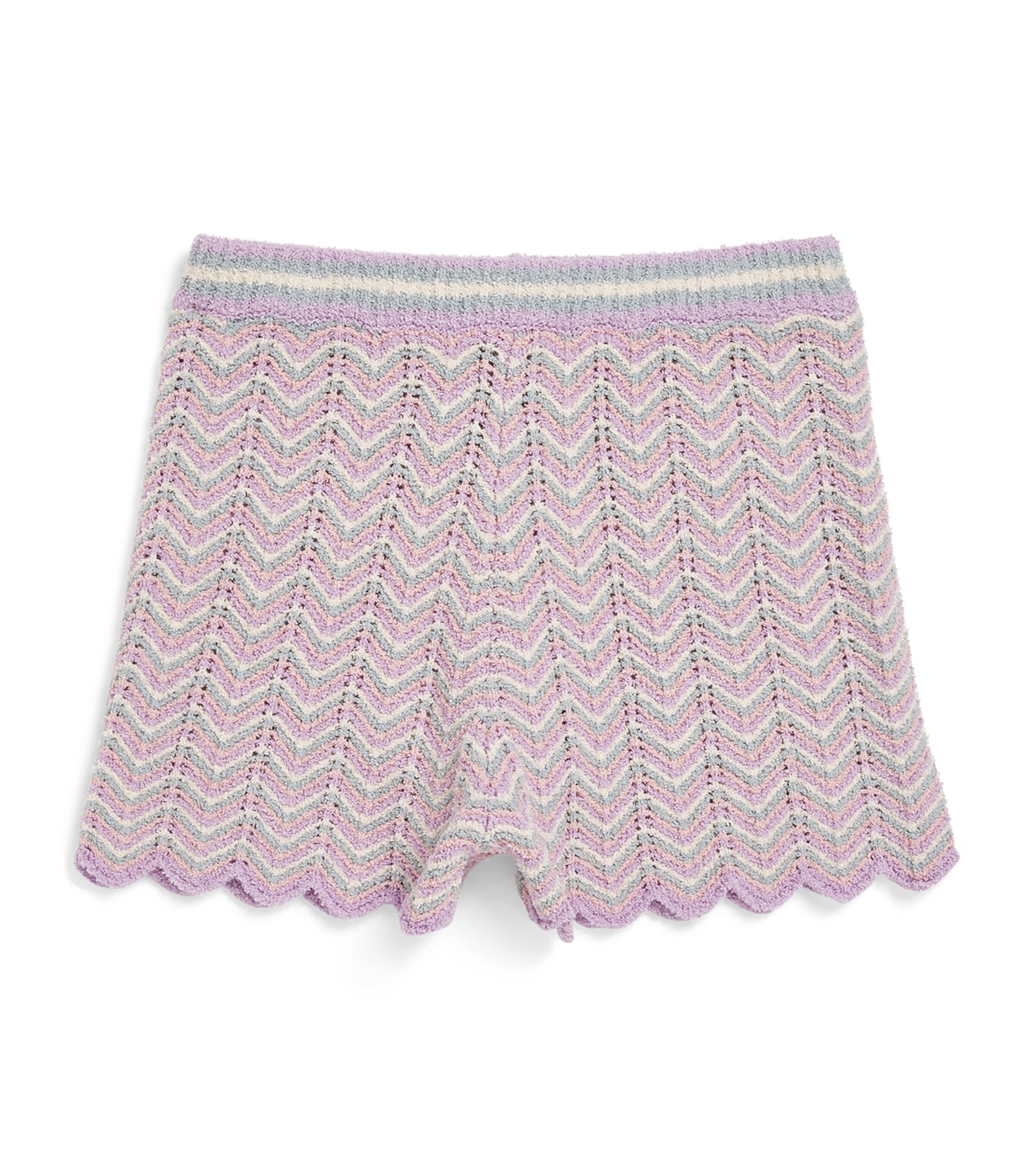 Zimmermann Halliday Pointelle Cotton-blend Shorts
