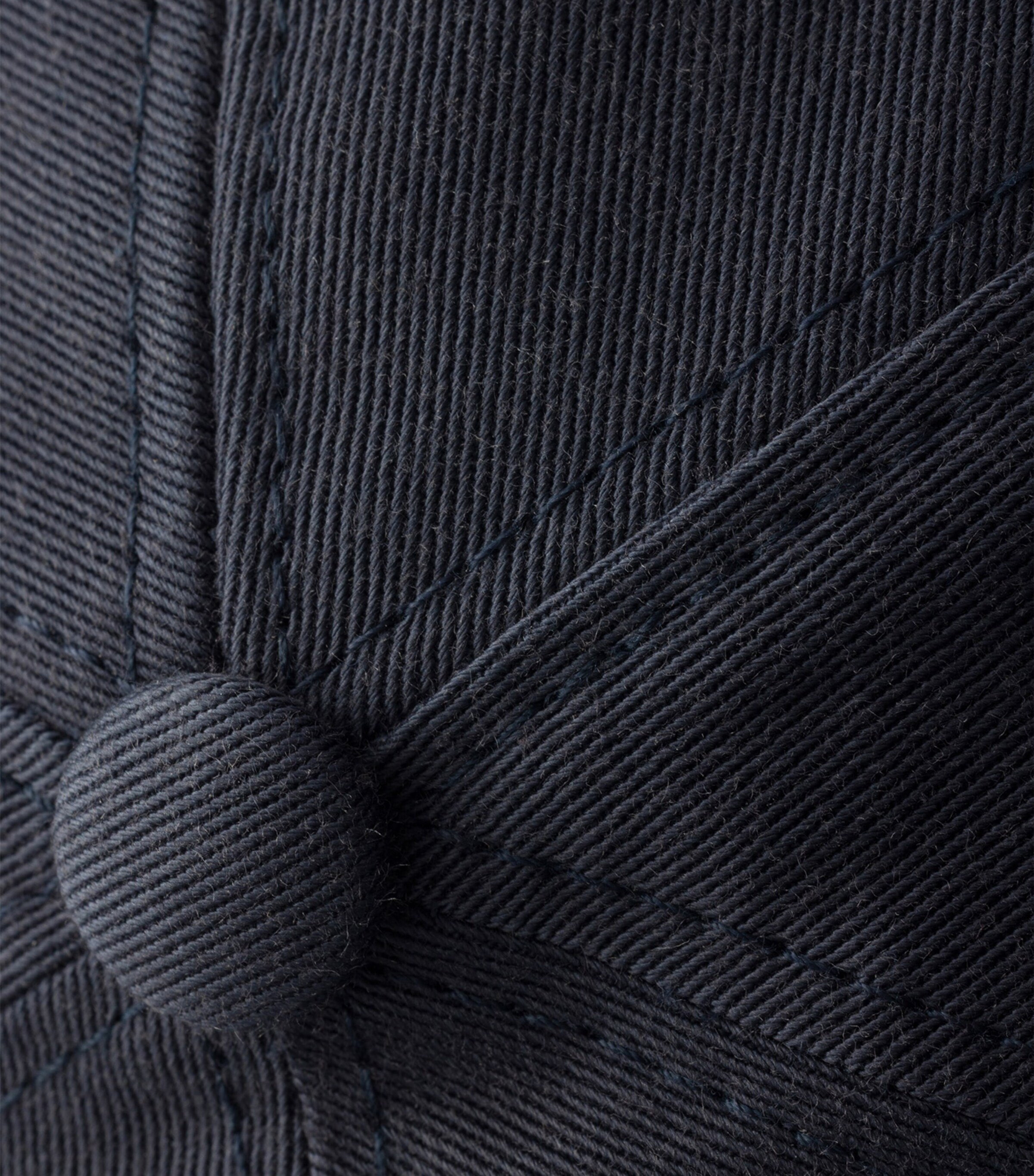 Prada Cotton Gabardine Embroidered Baseball Cap Blue Image 3