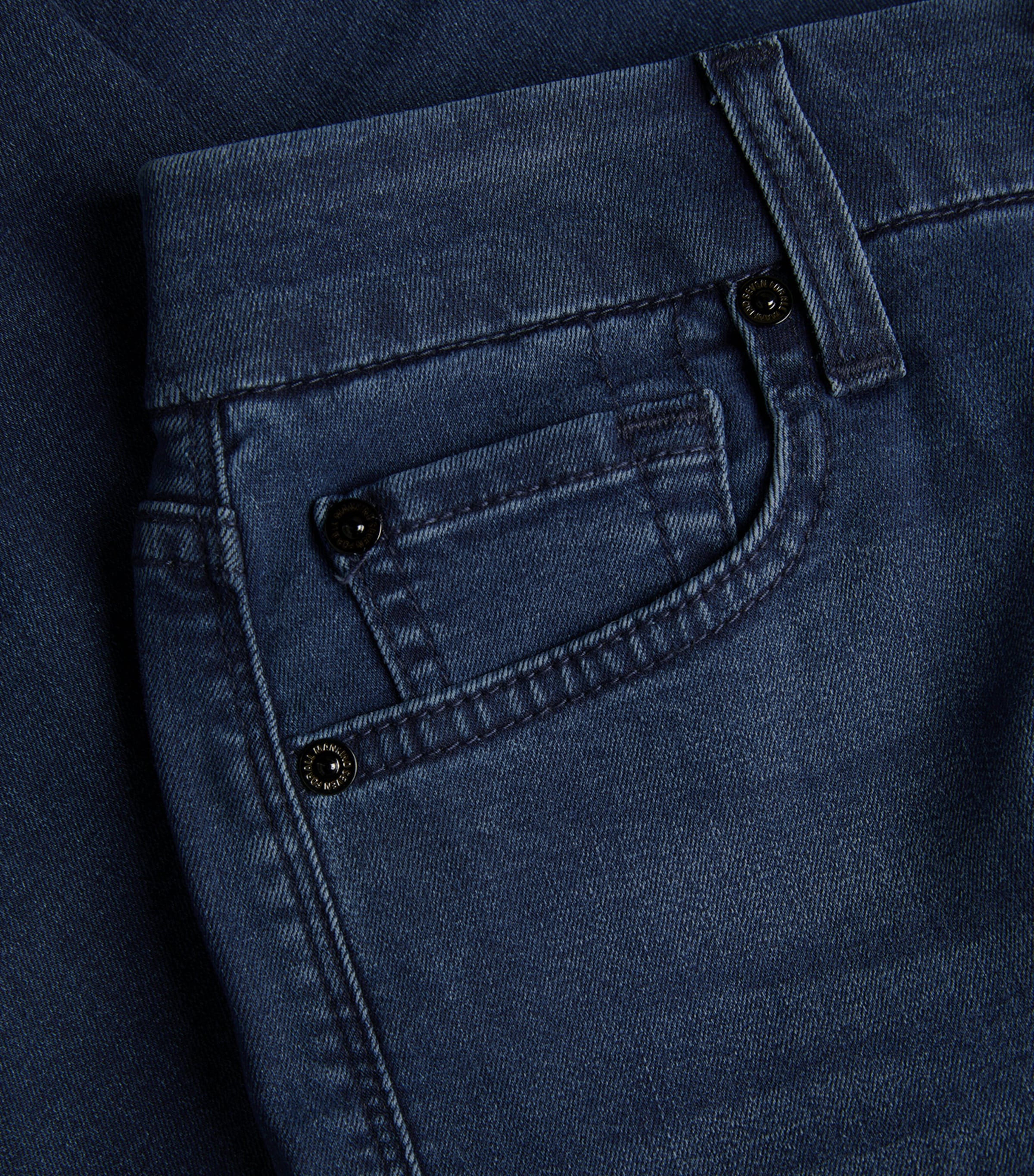 B(Air) The Straight Jeans DARK BLUE Image 5