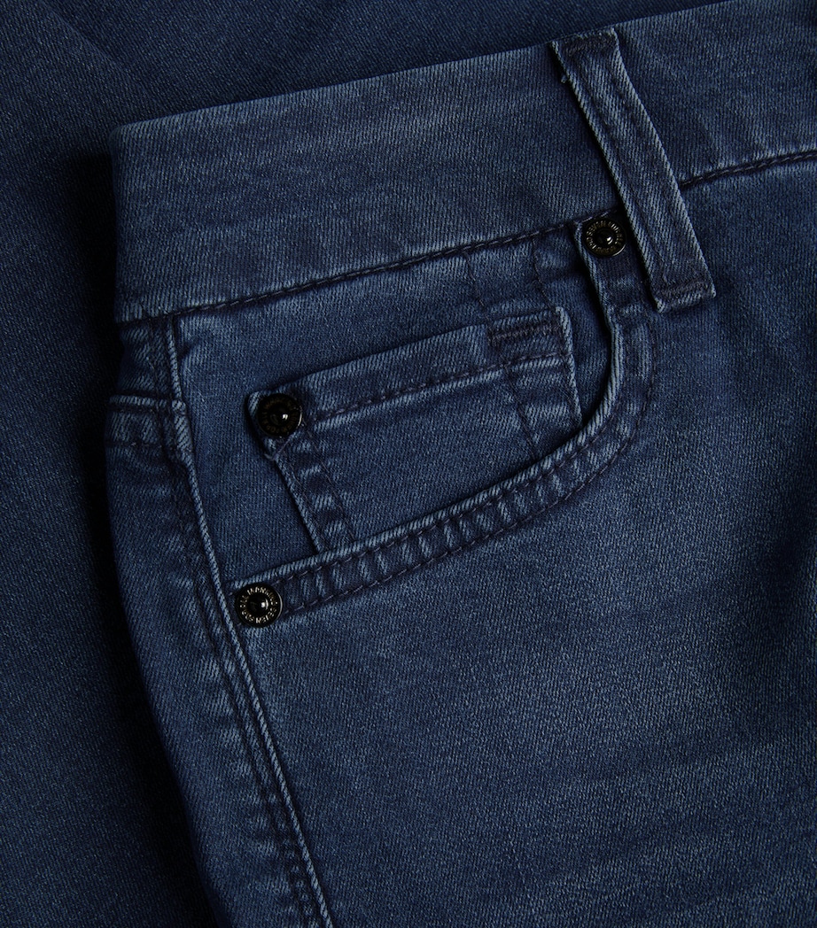 B(Air) The Straight Jeans DARK BLUE Image 5