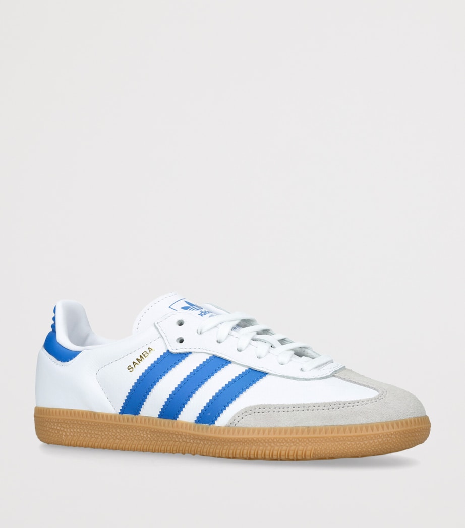 Originals Samba OG Sneakers WHITE/NAVY Image 3