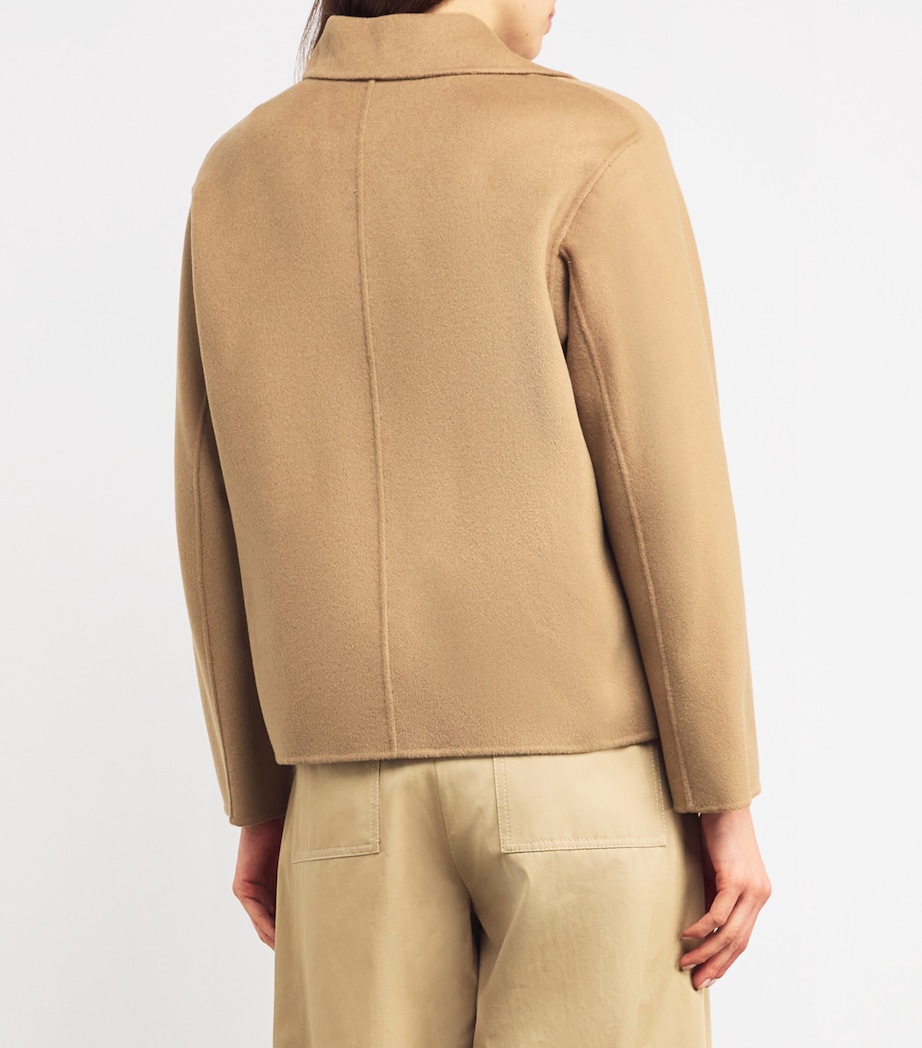 Virgin Wool-Blend Jacket CAMEL Image 4
