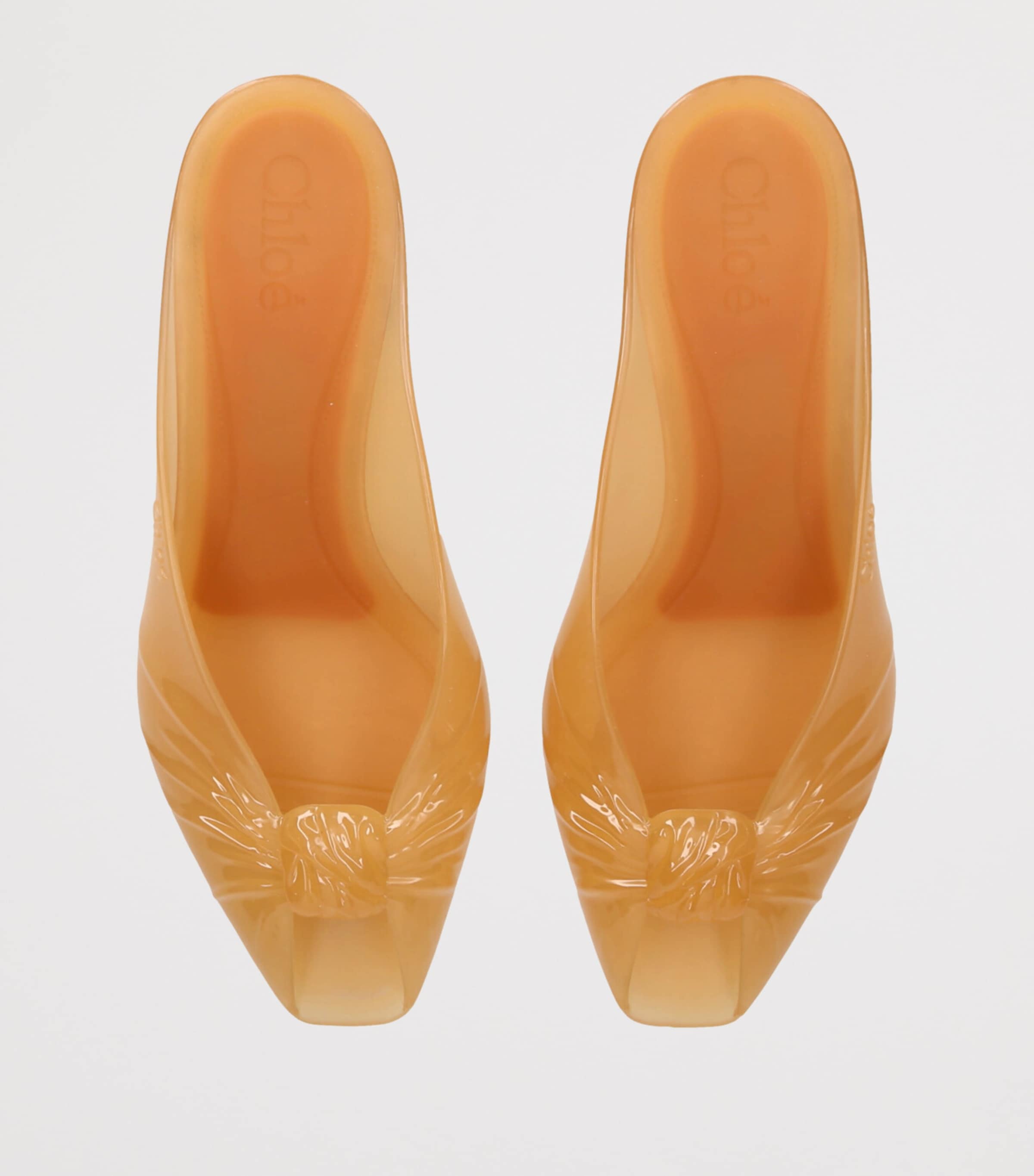 Chloé Jelly Heeled Mules 30 Brown Image 4
