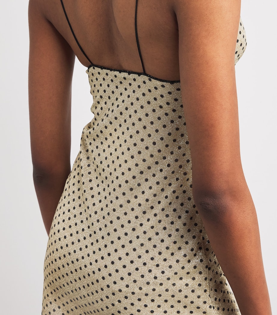 Rose Lumière Mini Dress BLACK POIS Image 4