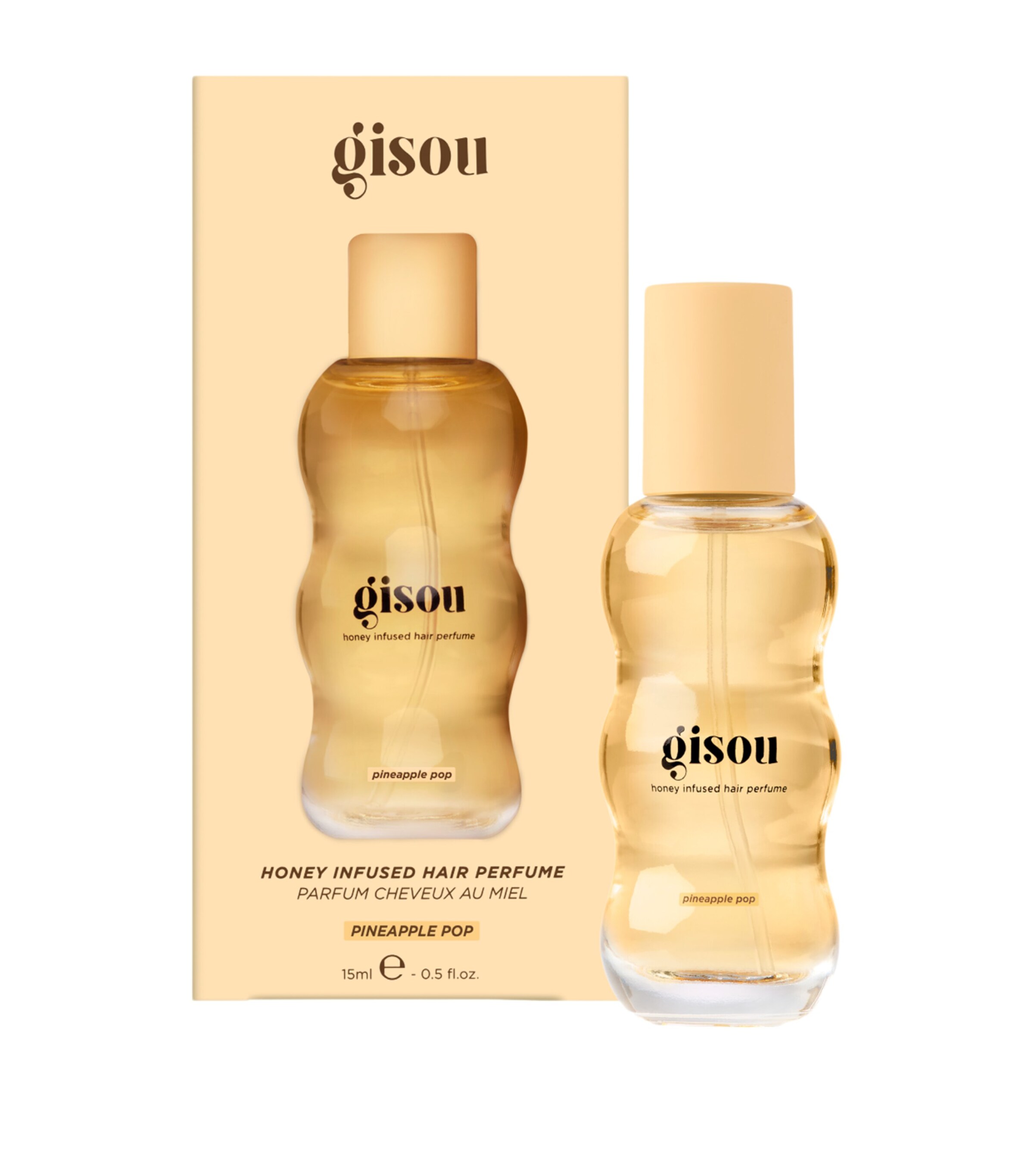 Gisou Honey-Infused Pineapple Pop Hair Perfume (15ml) Image 3