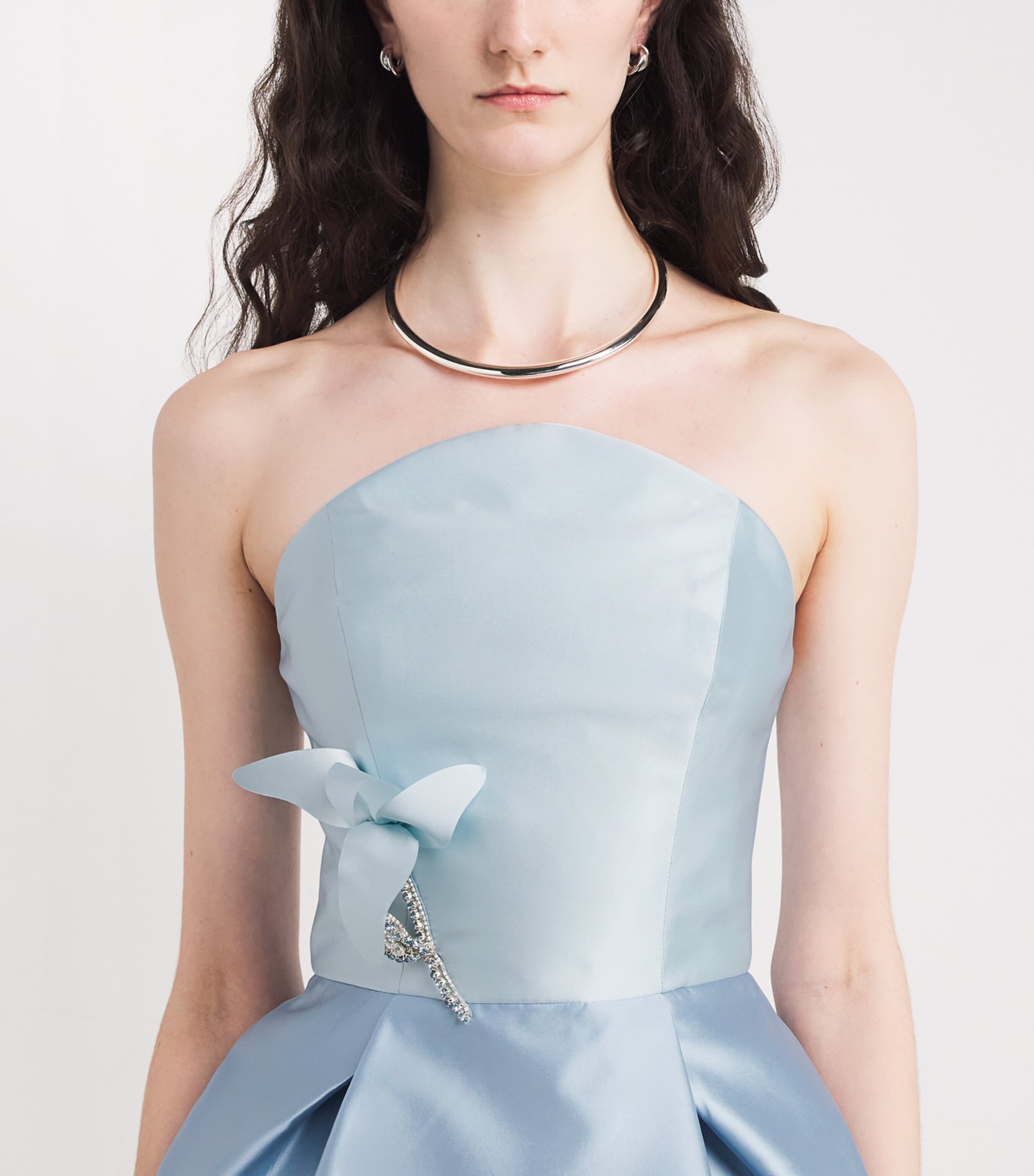 Embellished Monica Midi Dress MINT/BABY BLUE Image 4