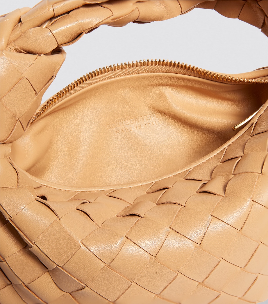 Mini Leather Jodie Bag ALMOND-GOLD Image 3