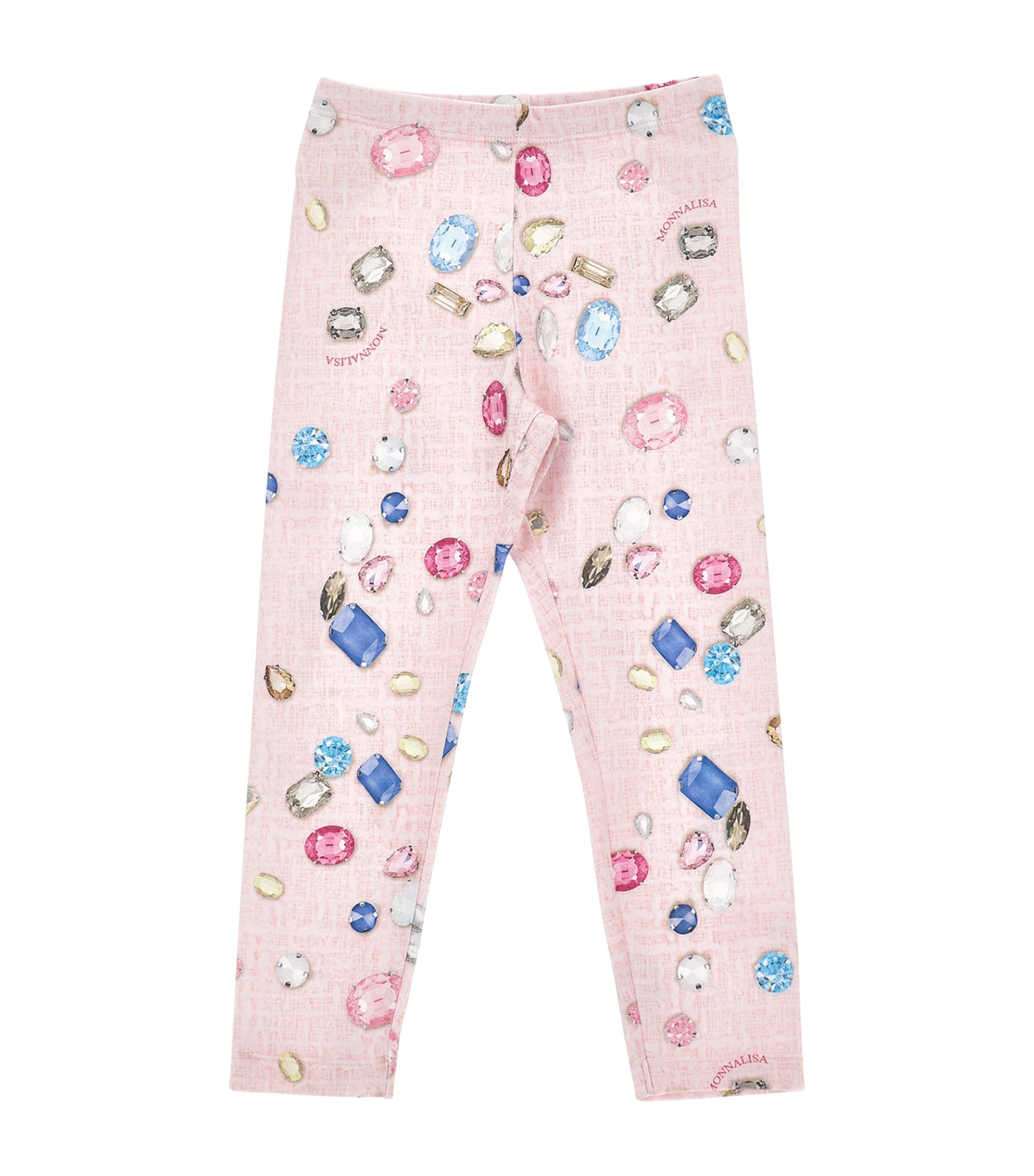 Stretch-Cotton Gem Print Leggings (2-12 Years) ROSA FAIRYTALE Image 1