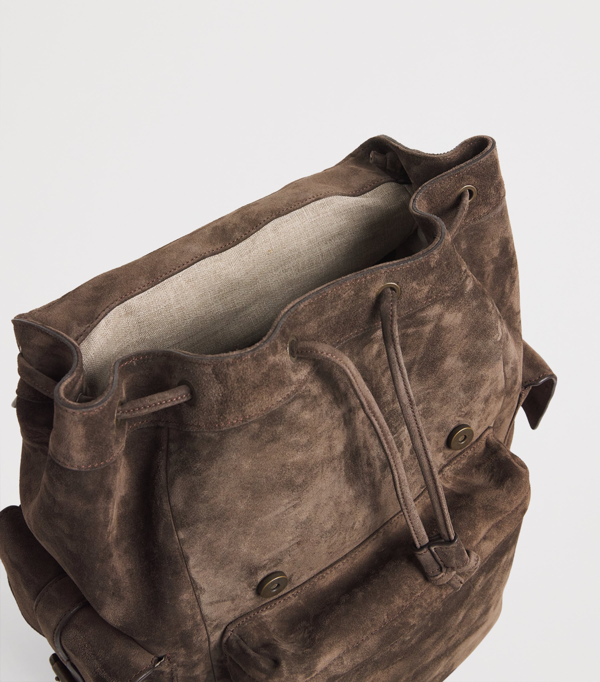 Officine Creative Suede Bostonian Backpack Pepe Image 5