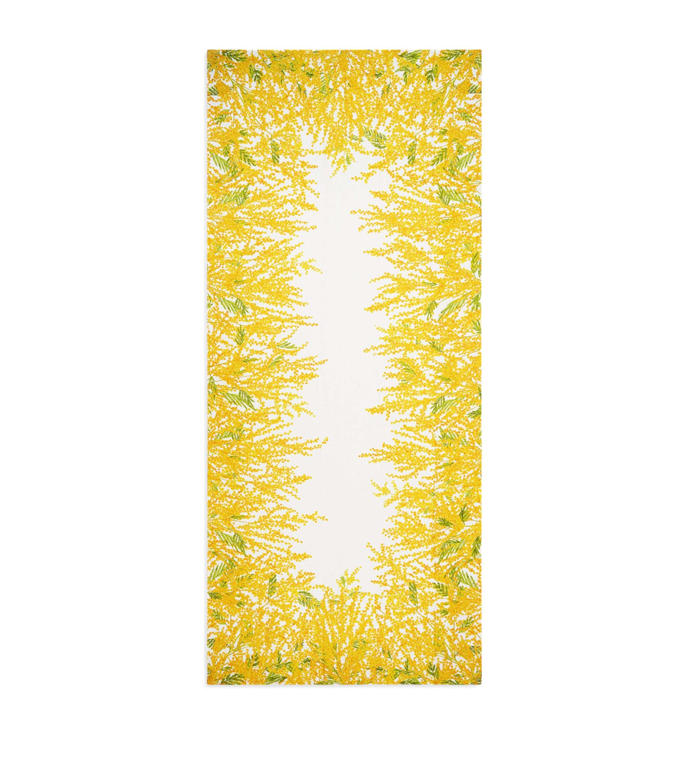 Summerill & Bishop Linen Mimosa Tablecloth In Yellow