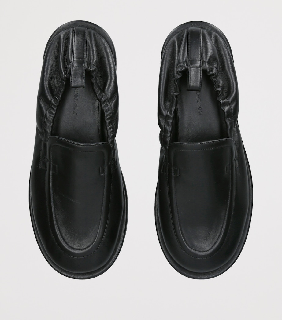 Studio Nicholson Leather Donavan Loafers Black Image 3