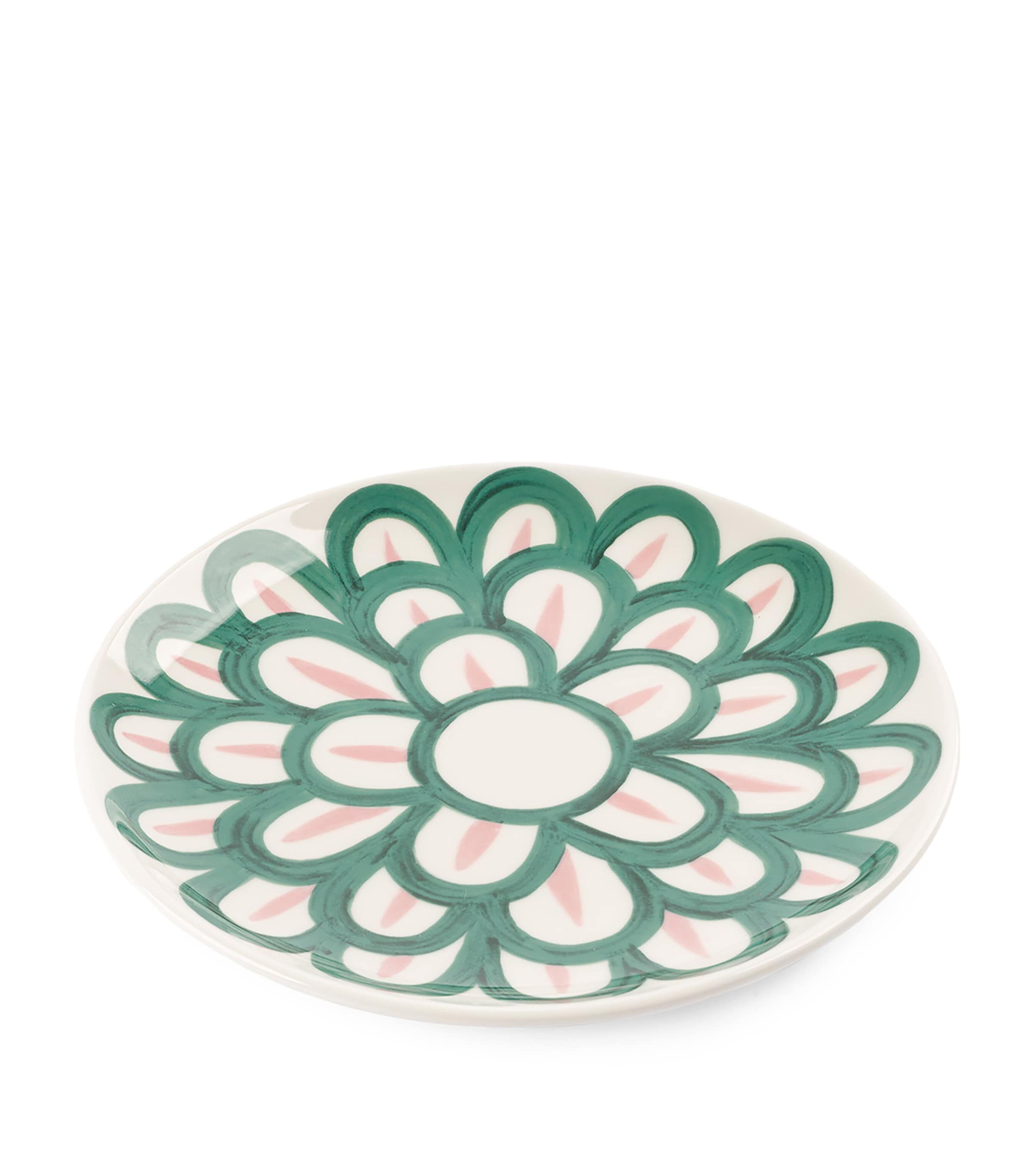 Themis Z Porcelain Symi Dessert Plate In Green