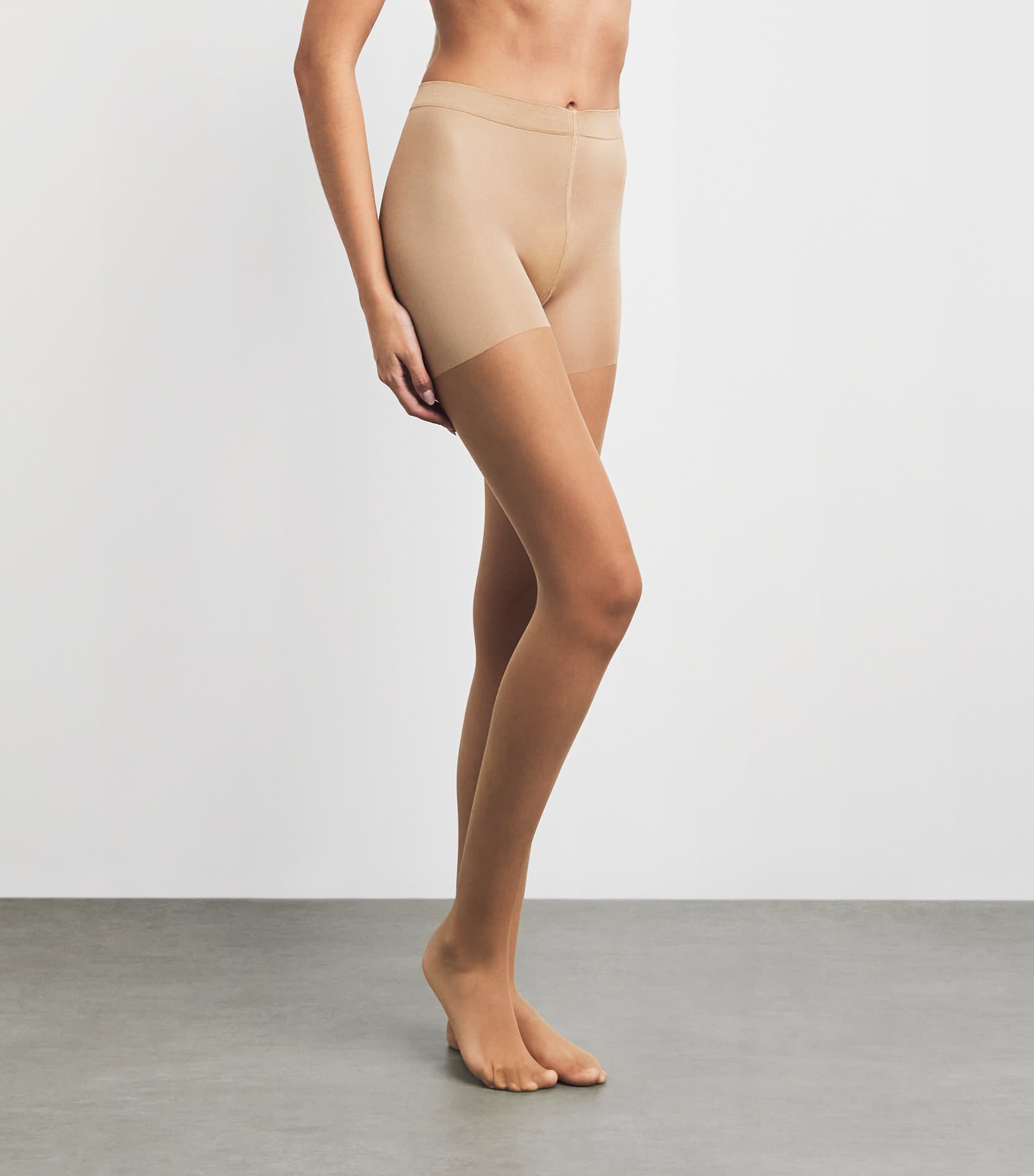 Falke Womens Shaping Panty 8 Invisible Deluxe Tights Sun Image 2