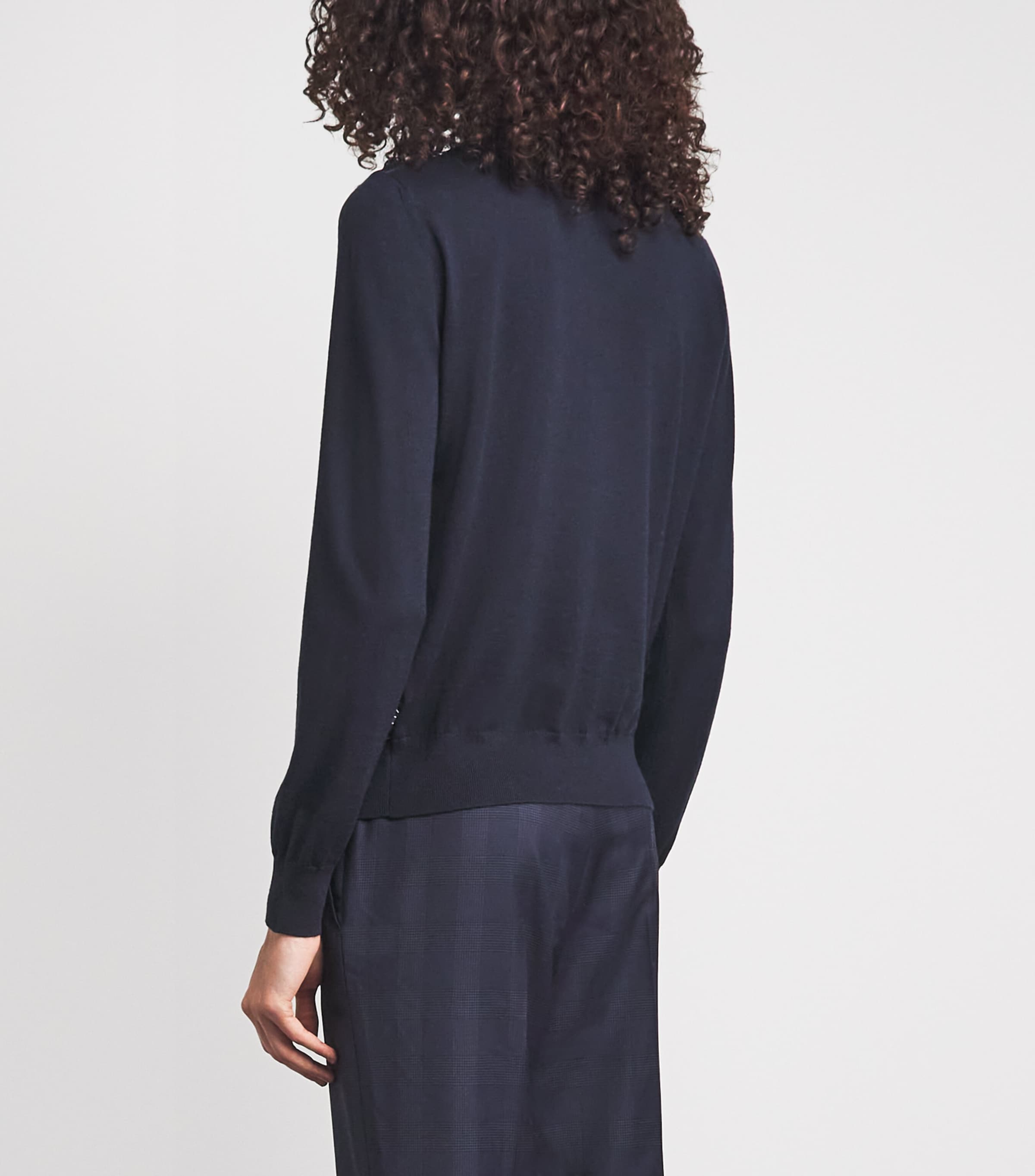 Fabiana Filippi Blue Silk-Blend Floral Cardigan | Harrods US