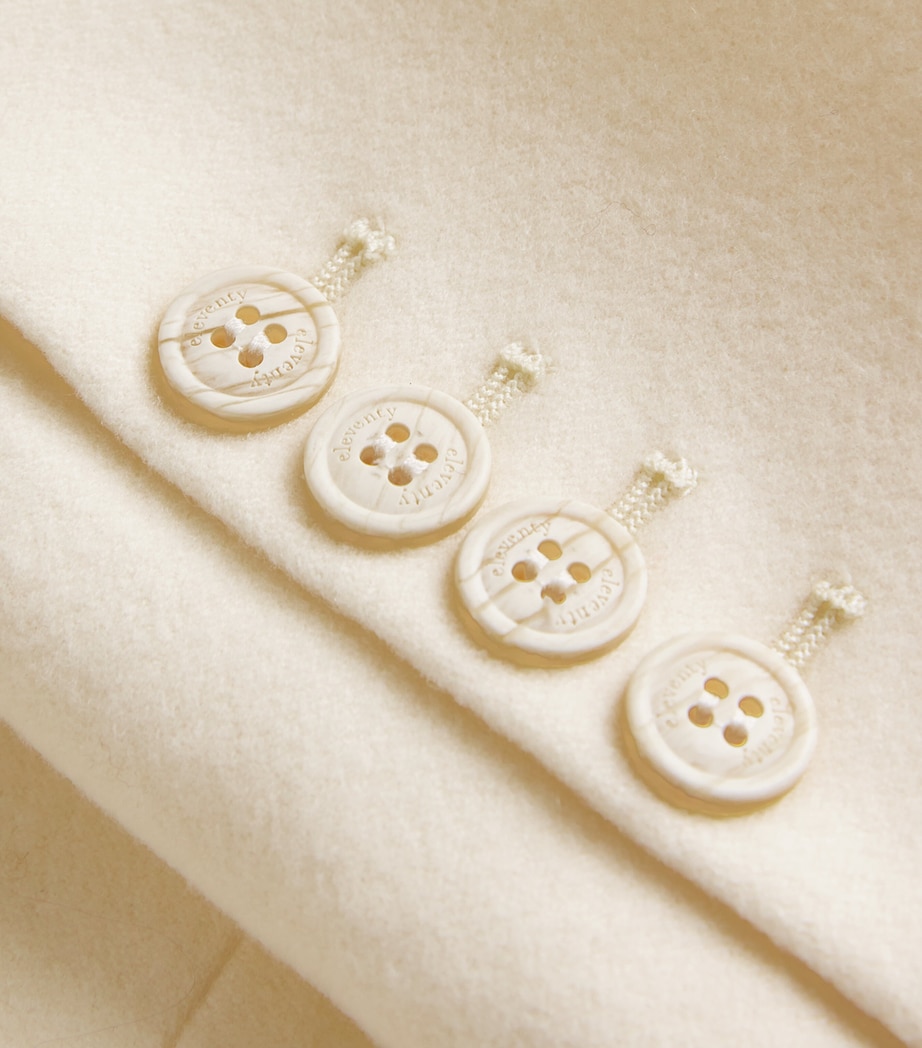 Wool Double-Breasted Blazer BIANCO Image 5