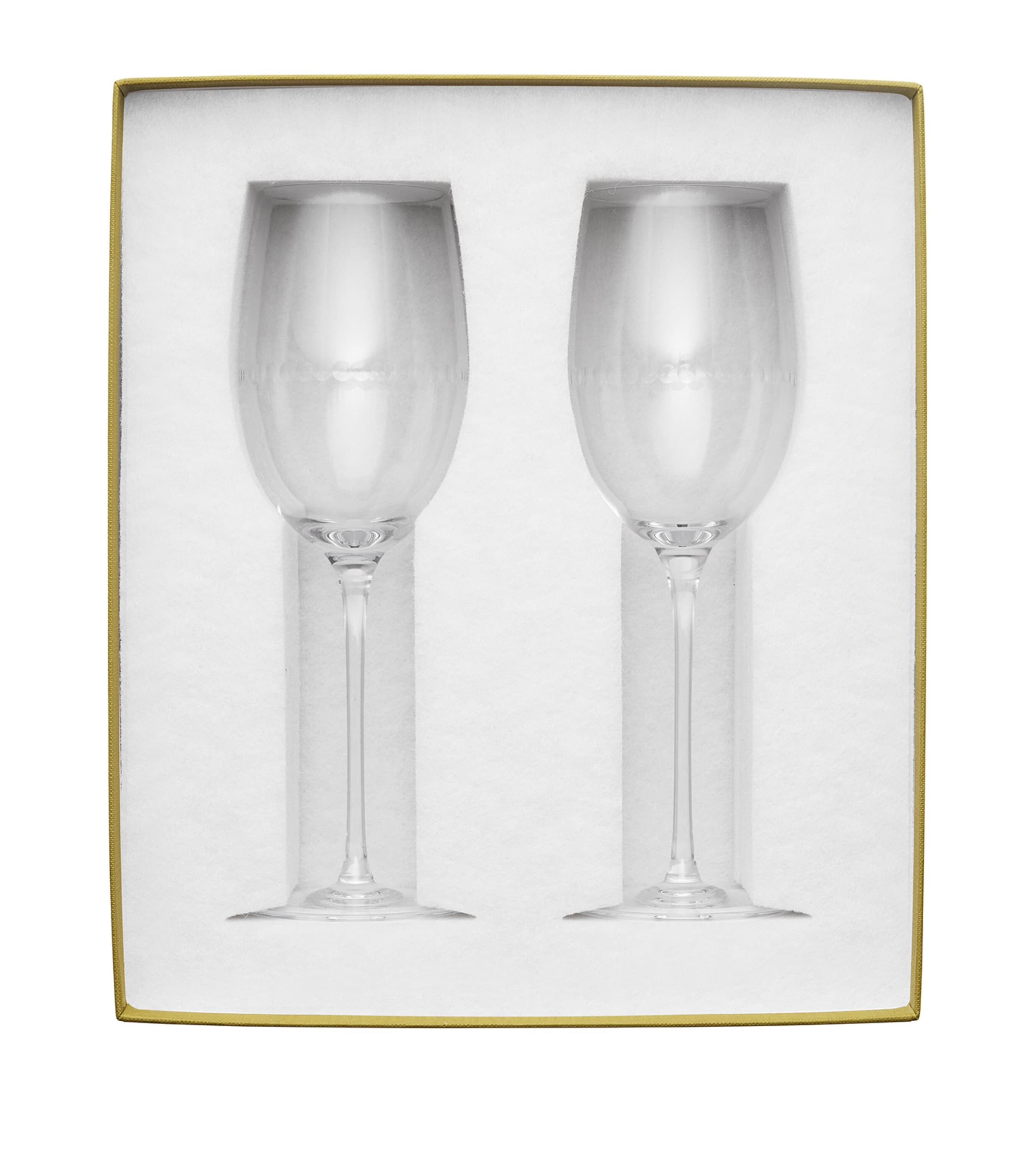 Christofle Set of 2 Perles White Wine Glasses (200ml) Image 5