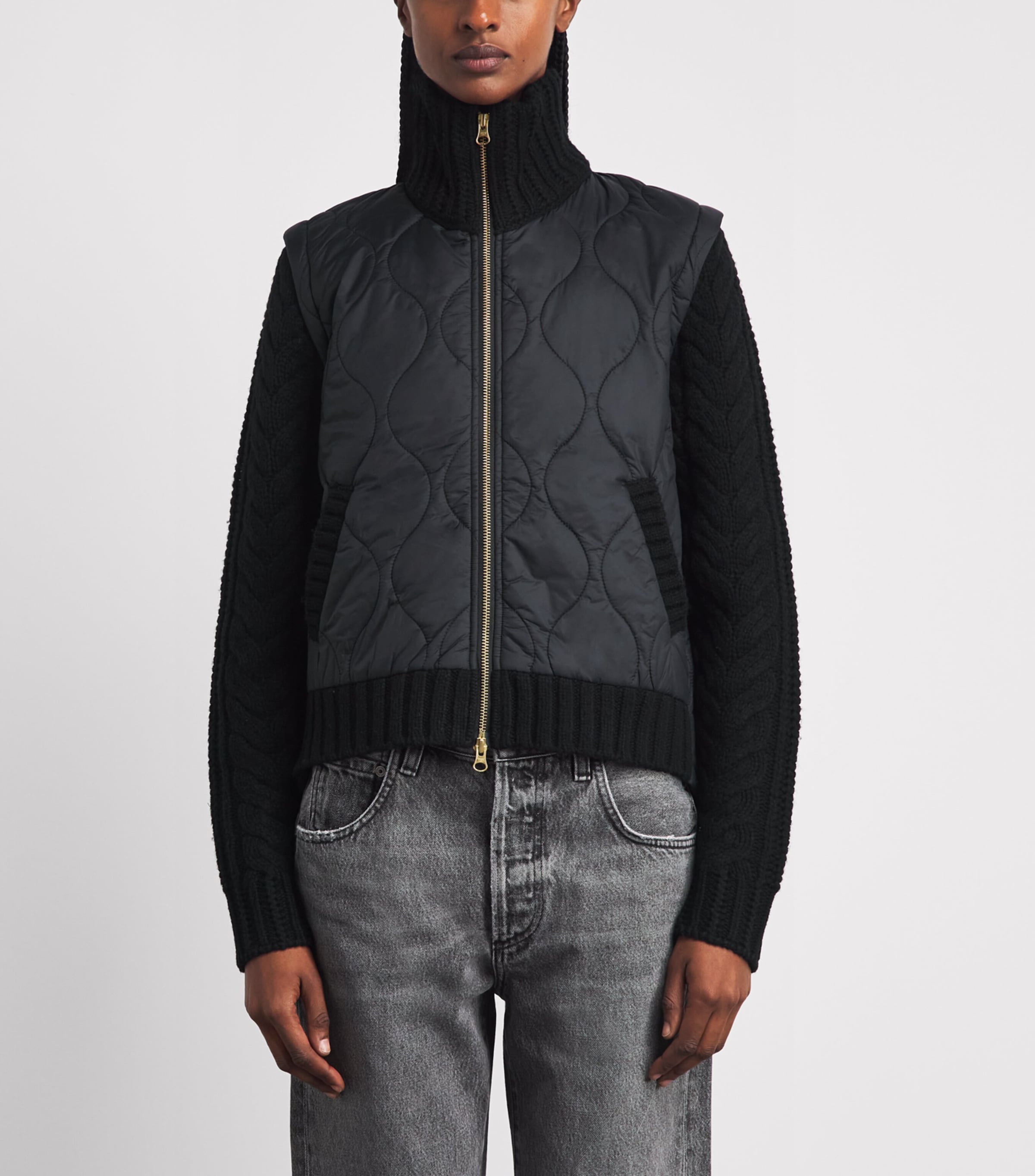 Veronica Beard Womens Quilted Patra Jacket Black Image 4