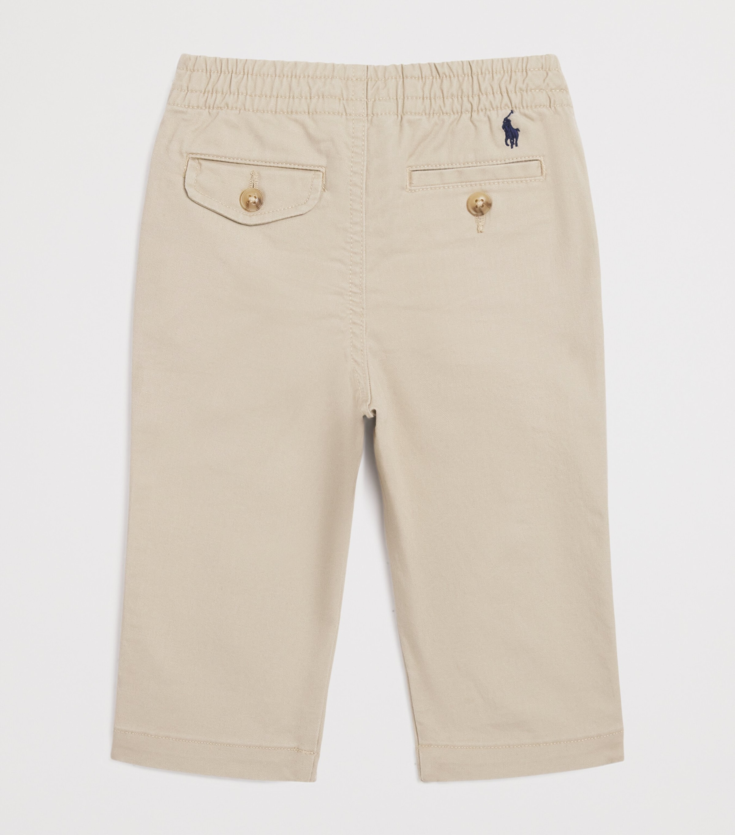 Stretch-Cotton Trousers (3-24 Months) CLASSIC KHAKI Image 2