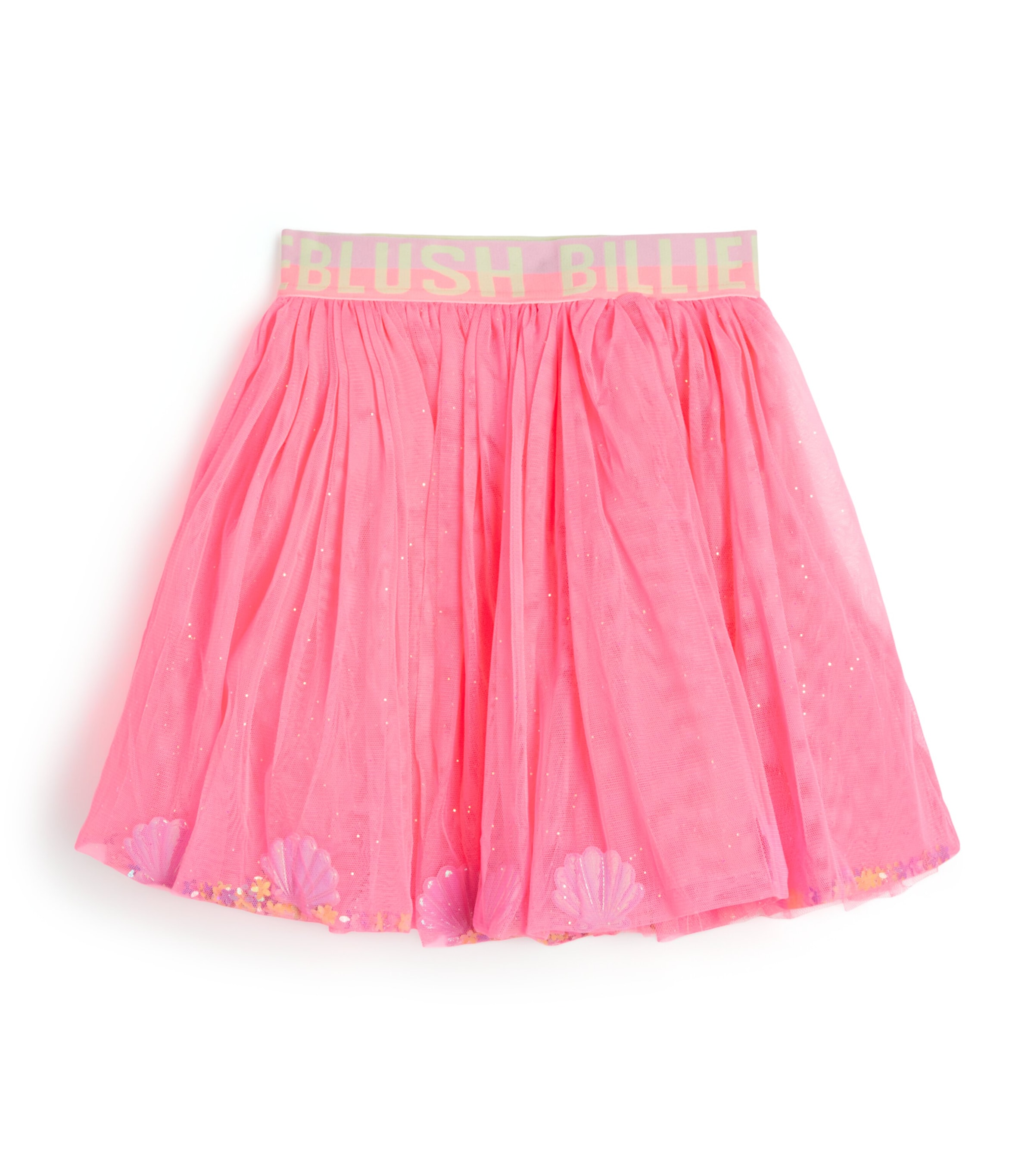 Tulle Shell-Appliqué Skirt (2-12 Years) 499FUSCHIA Image 1