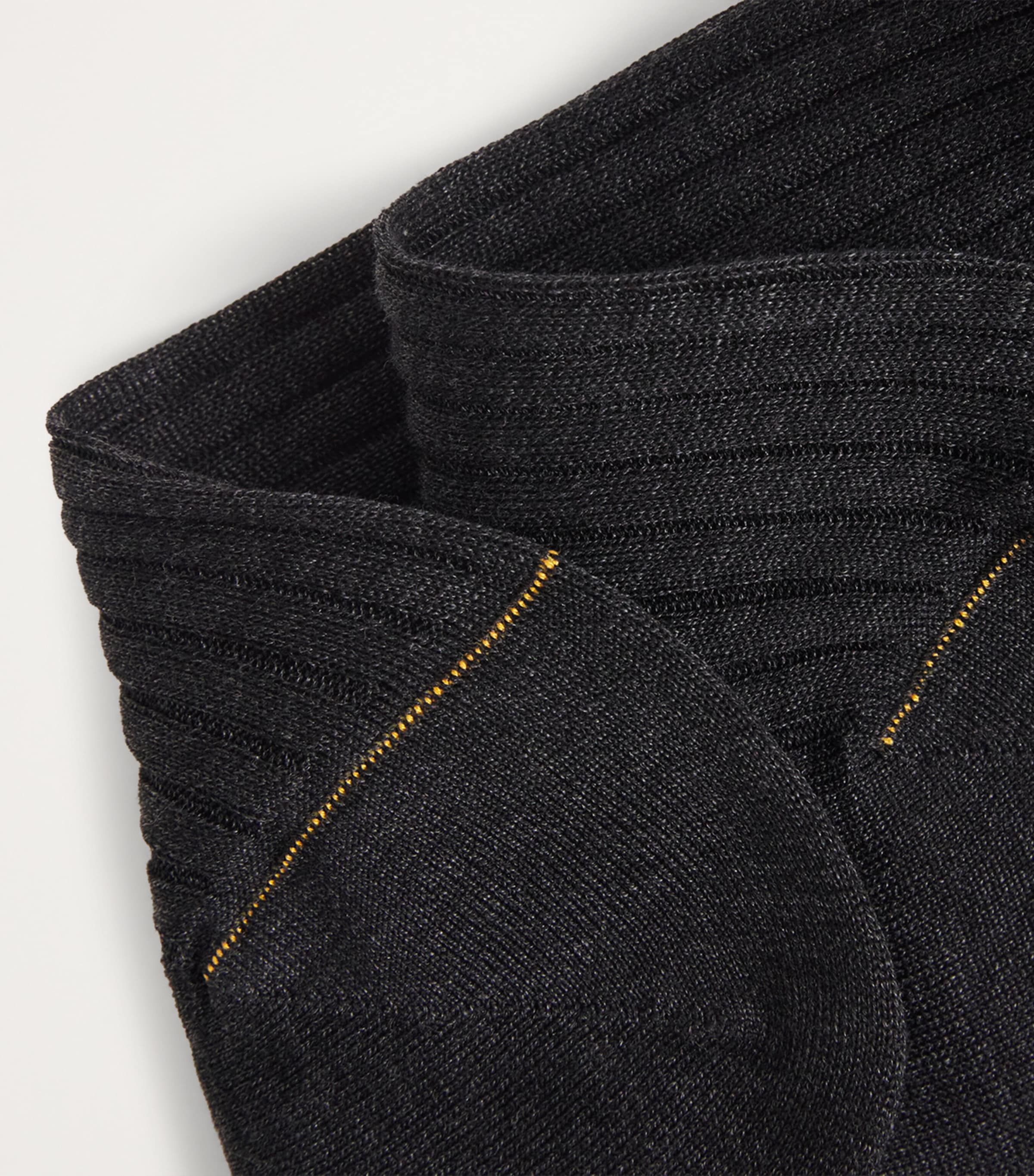 Cotton Rib-Knit Socks 11690 OTARIE Image 2