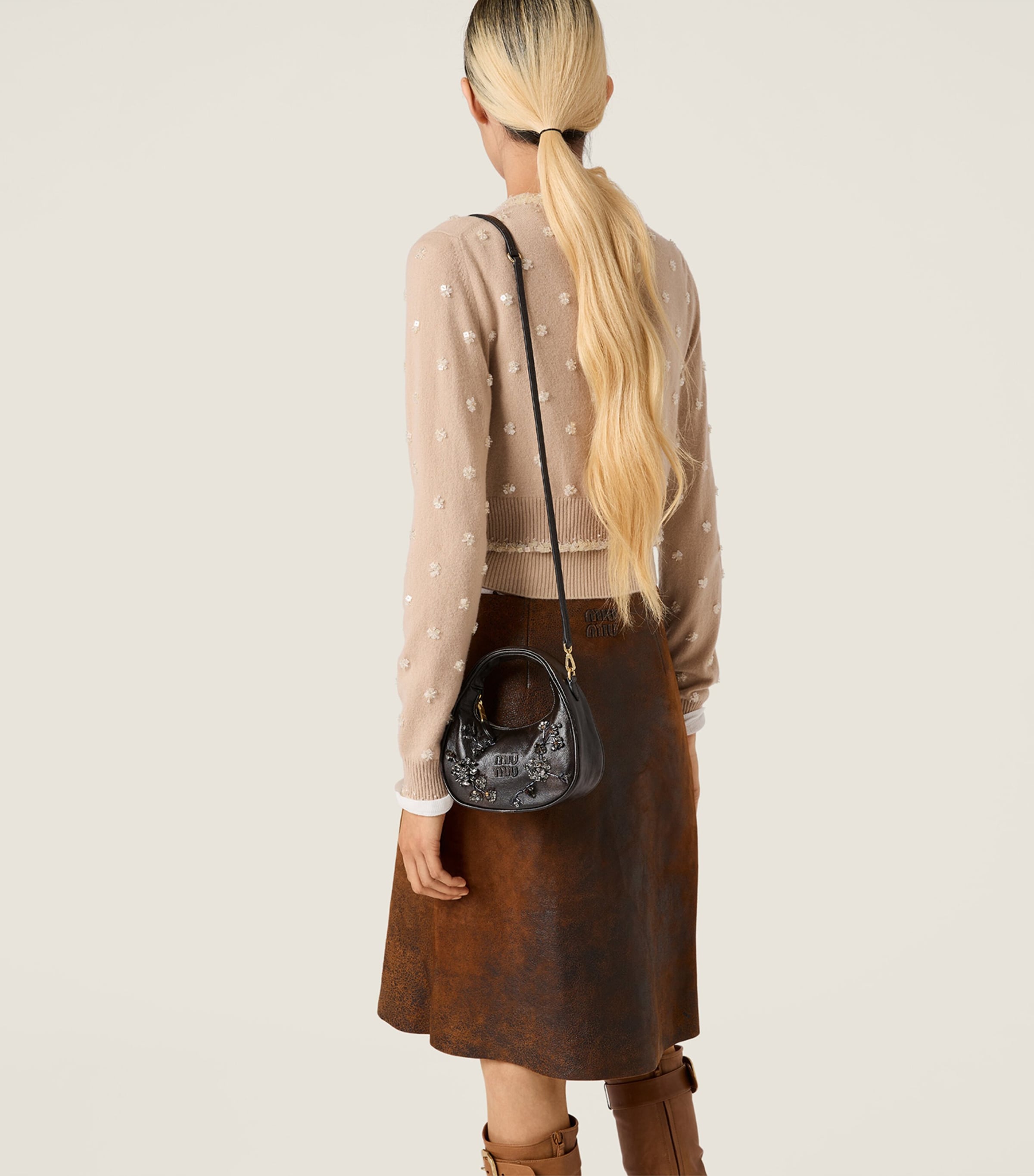 Mini Leather Wander Top-Handle Bag F0201 Image 5